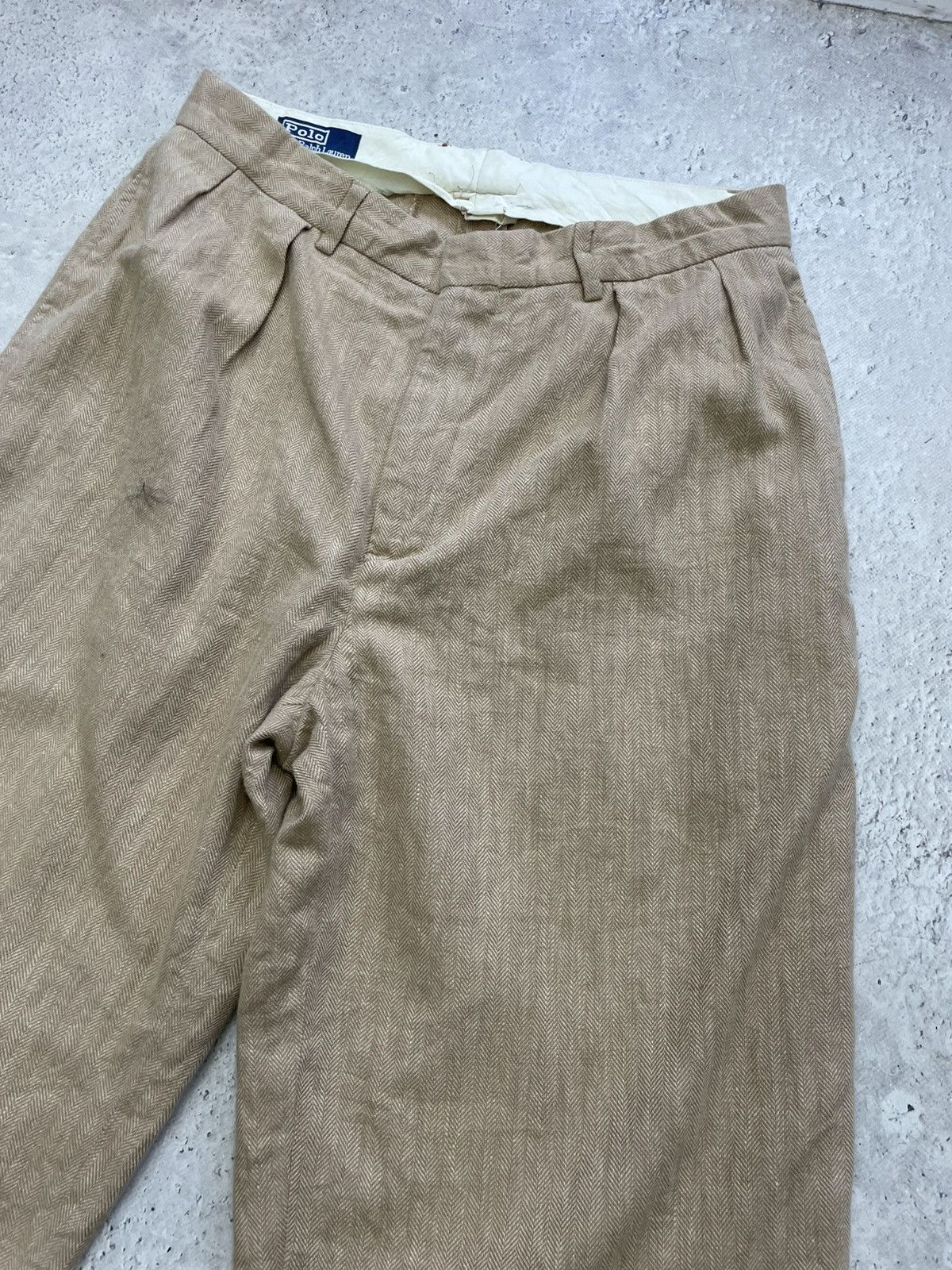 Polo Ralph Lauren casual pants cotton/linen y2k