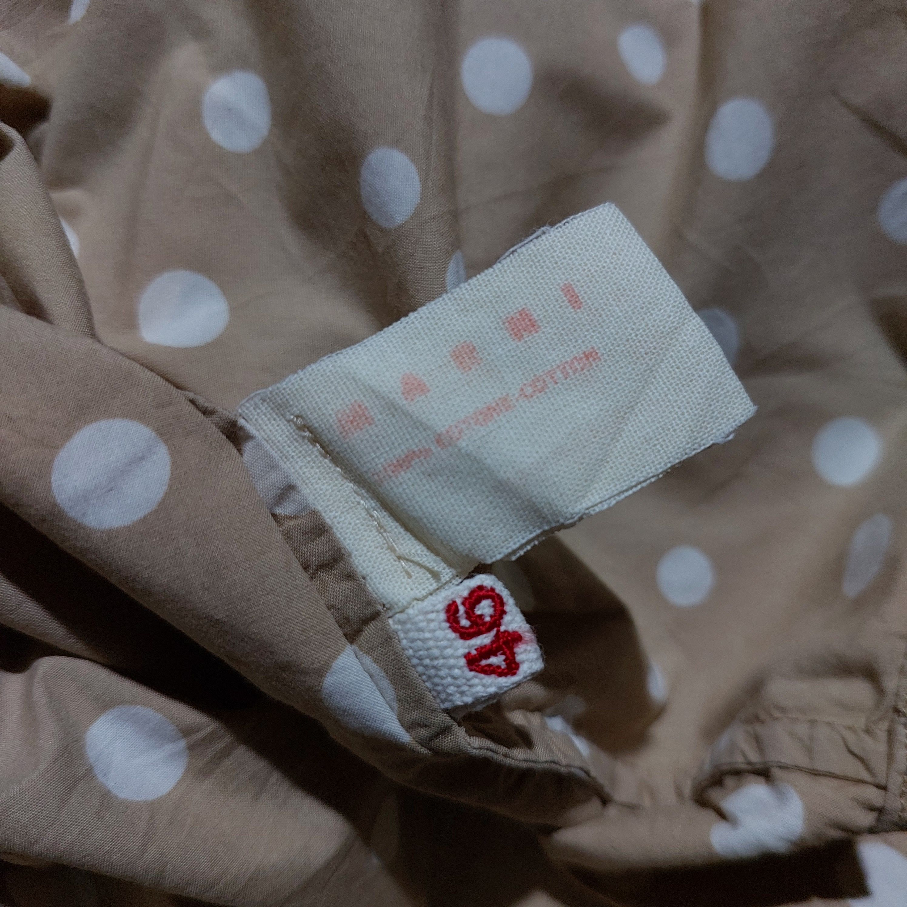 Marni Marni italy beige polka L/s shirt Size US M / EU 48-50 / 2 - 6 Thumbnail