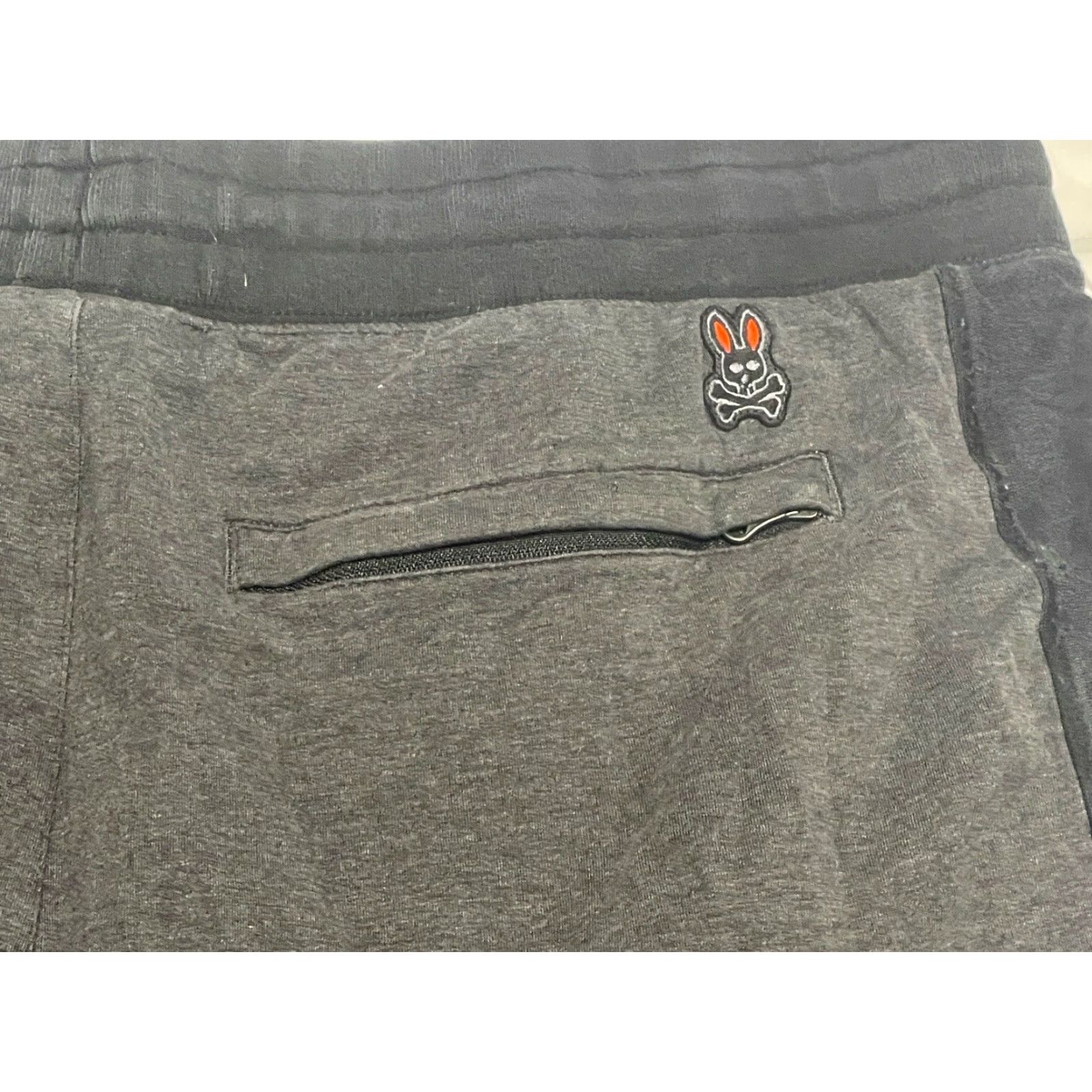 Psycho Bunny Psycho Bunny Sweat Shorts Men XL Gray Drawstring Logo Athletic Casual Shorts with Pockets Size US 36 / EU 52 - 6 Thumbnail