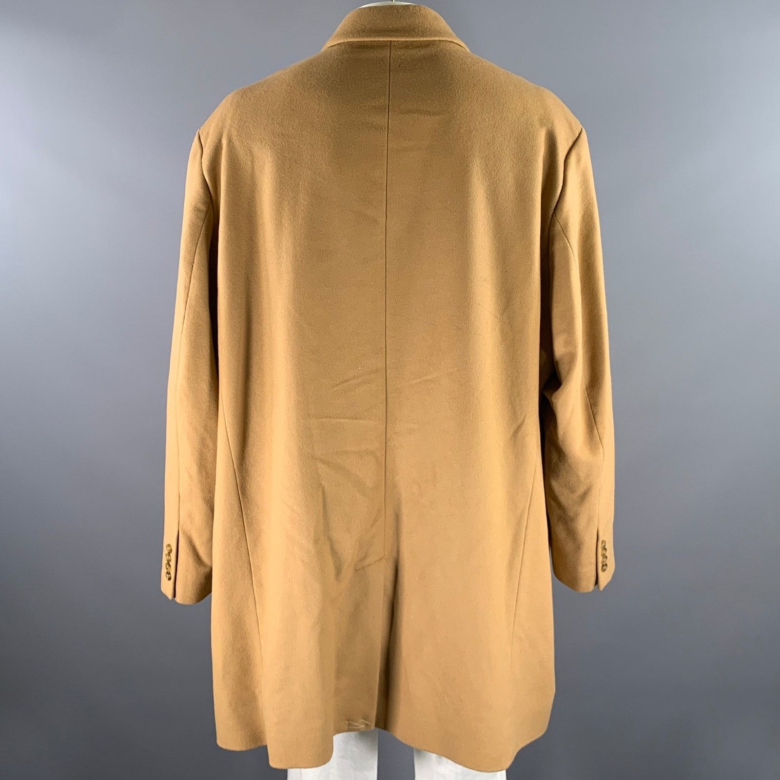 Michael Kors MICHAEL KORS Size XXXL Camel Wool Blend Notch Lapel Coat Size US XXL / EU 58 / 5 - 4 Thumbnail
