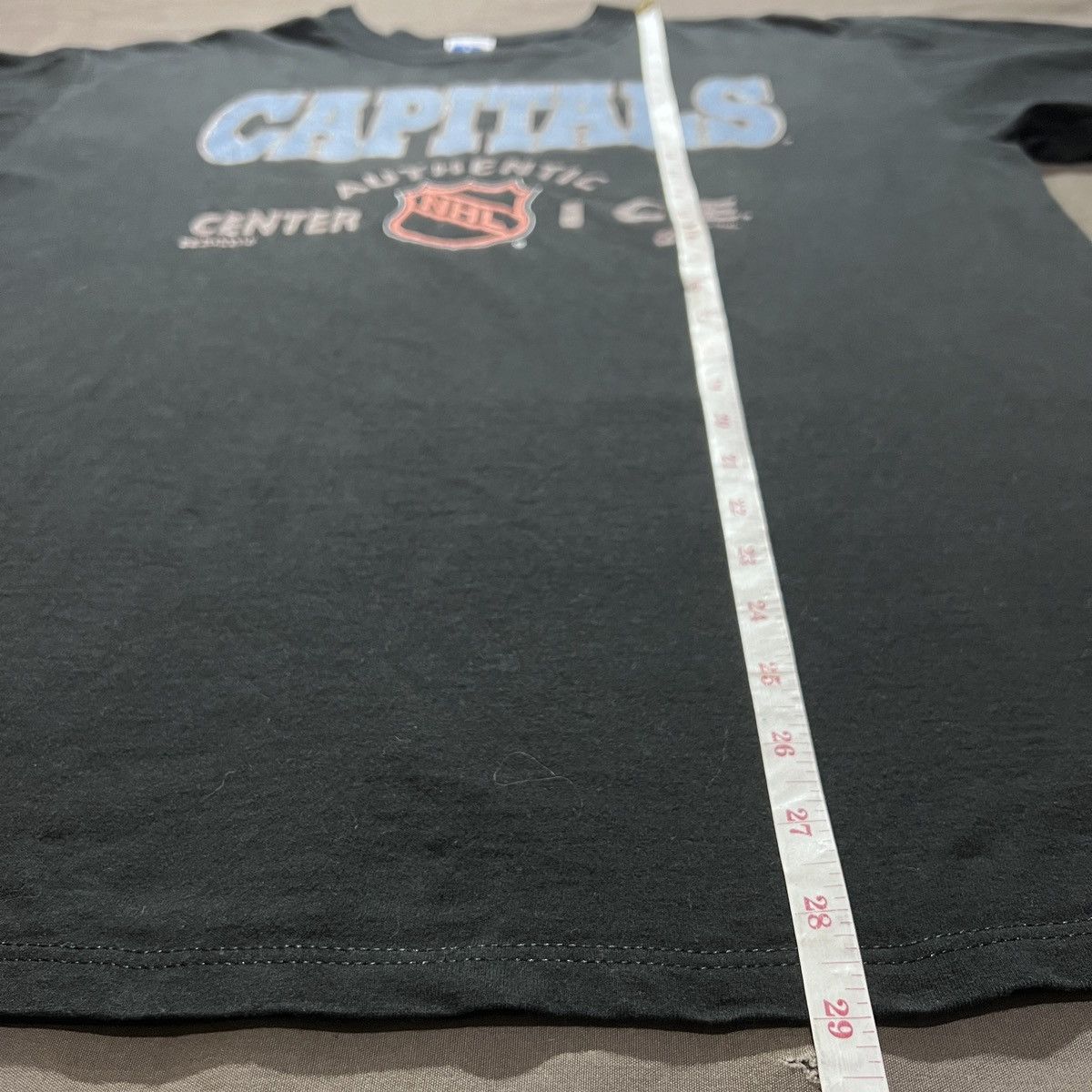 NHL × Vintage Vintage capitals centers ice Hockey Promo Tee XL Size US XL / EU 56 / 4 - 7 Thumbnail