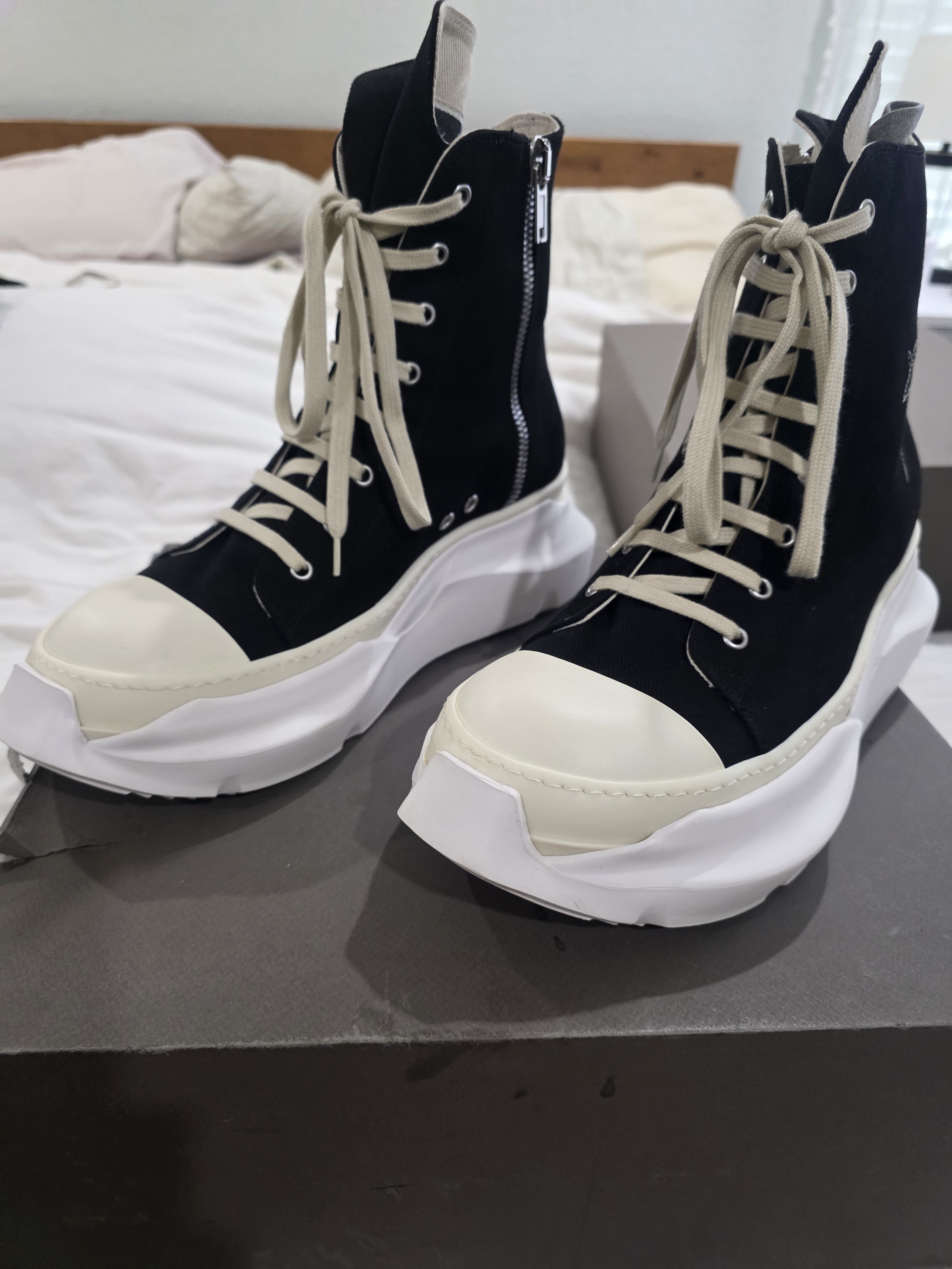 Rick Owens Rick Owens DRKSHDW Abstract Penta High Top Sneakers Size US 11 / EU 44 - 2 Thumbnail