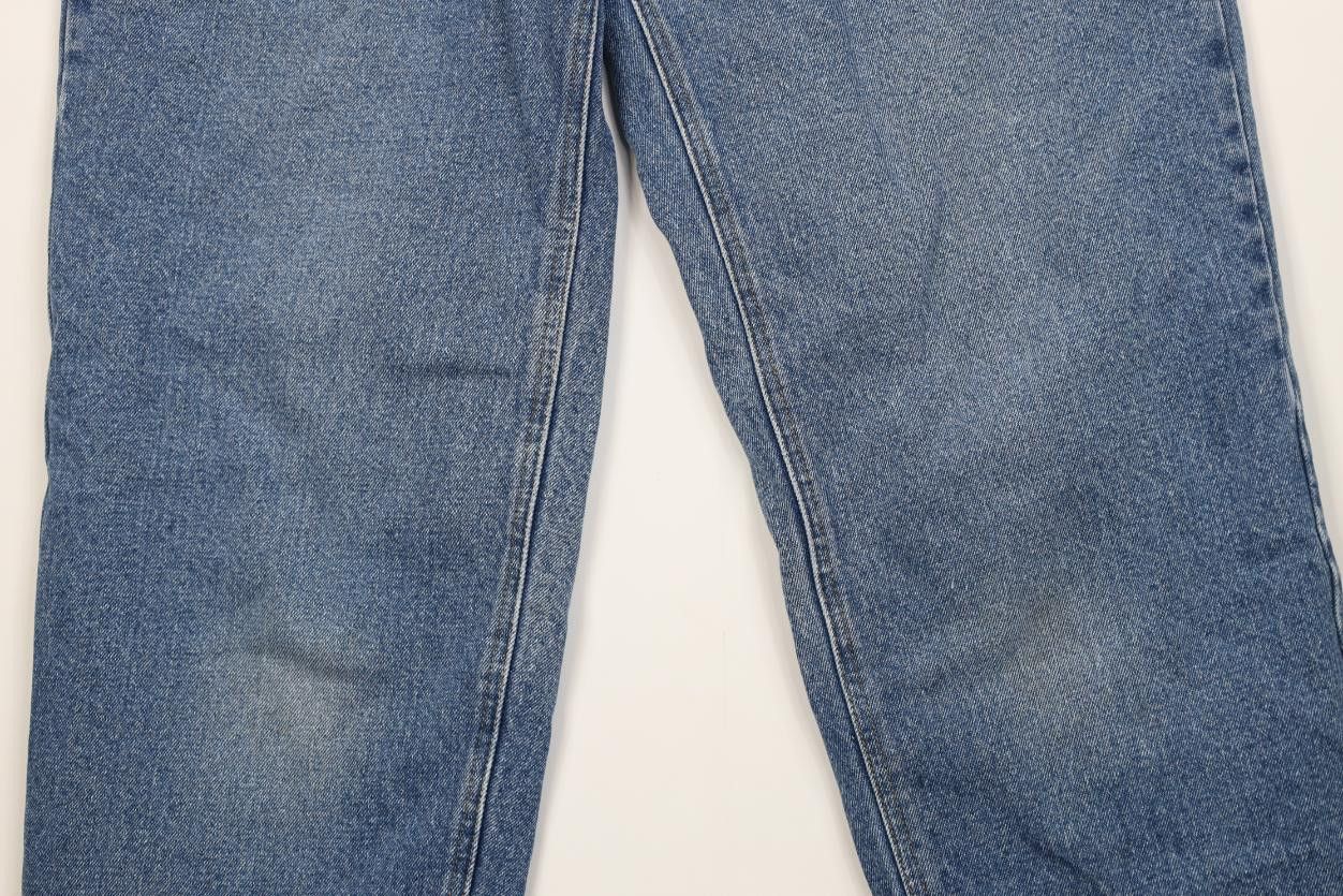 Cabelas Vintage 90s Cabelas Heavyweight Fleece Lined Denim Jeans Size US 32 / EU 48 - 4 Thumbnail