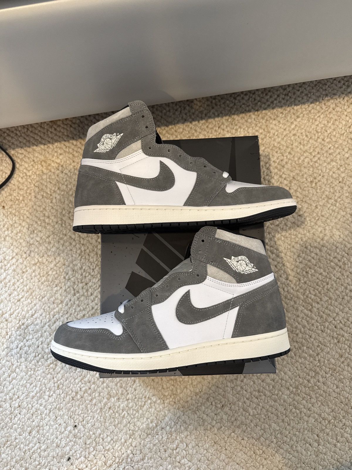 Nike Jordan 1 Retro High OG Washed Black Size US 12 / EU 45 - 2 Thumbnail