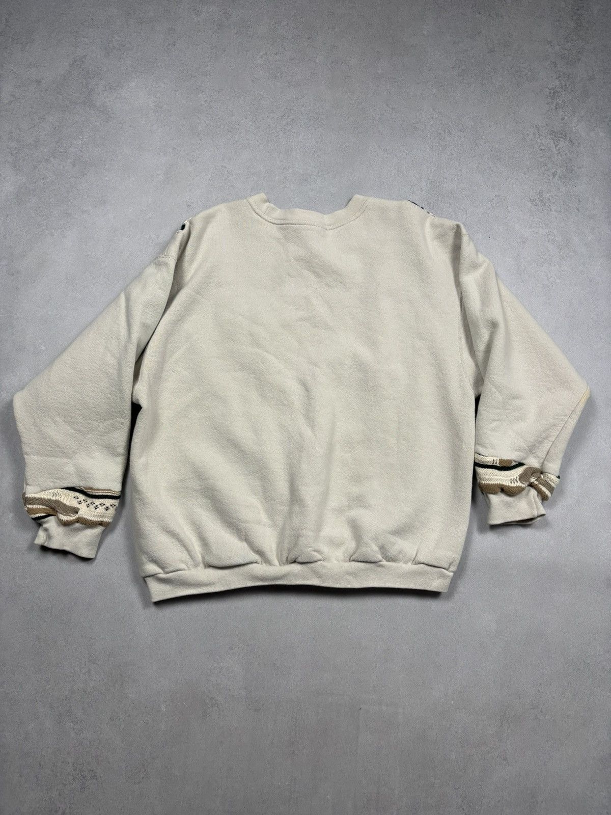Nike Vintage Reworked Nike Sweatshirt Knit Insert Y2K 90s Coogi Size US M / EU 48-50 / 2 - 13 Thumbnail