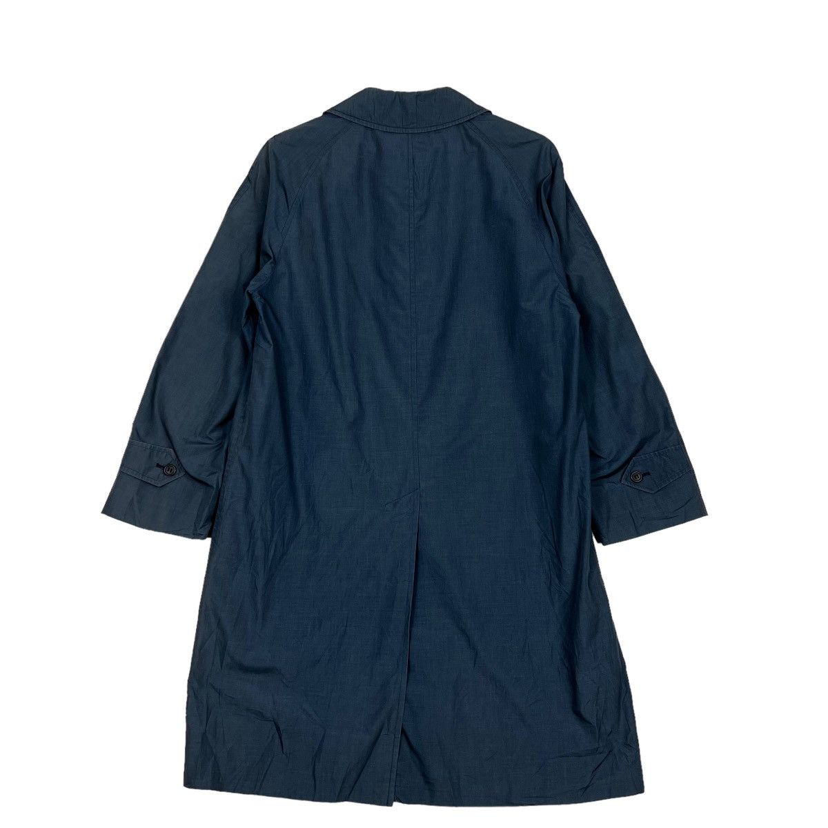 Burberry 🔥 NAVY BLUE BURBERRYS TRENCH COAT MADE IN ENGLAND Size US M / EU 48-50 / 2 - 9 Thumbnail
