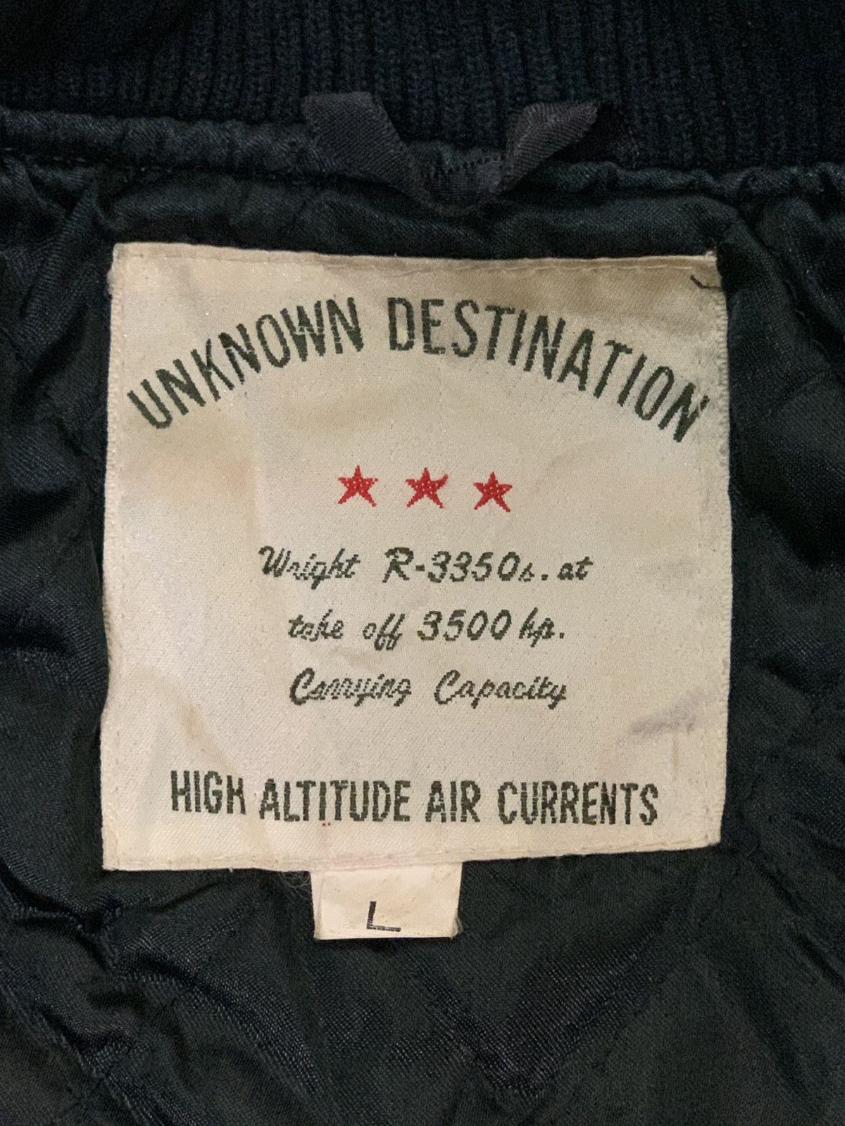 Japanese Brand Rare Design Vintage Unknown Destination Varsity Jackets Size US L / EU 52-54 / 3 - 4 Thumbnail