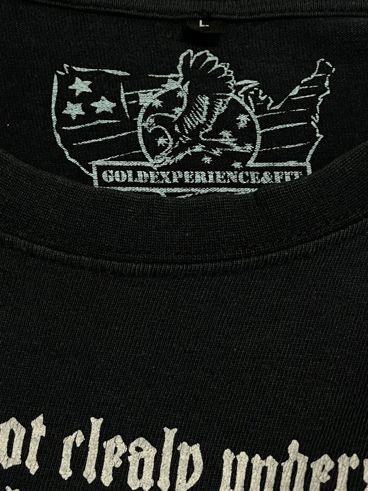 Japanese Brand Vintage Japan Designer Goldexperience The Origin Poem Tshirt Size US M / EU 48-50 / 2 - 7 Thumbnail