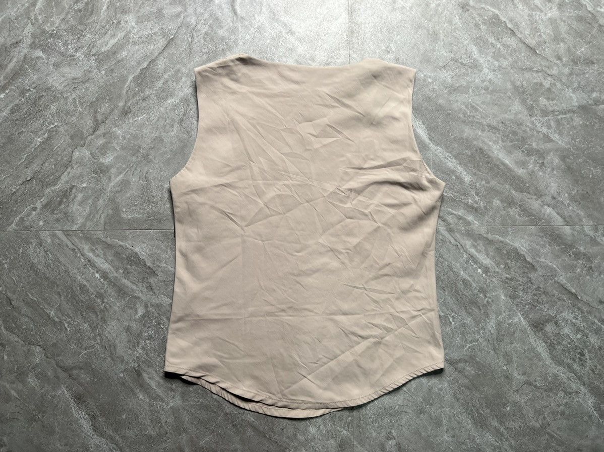 Helmut lang 1996 Metal Logo Mesh Top
