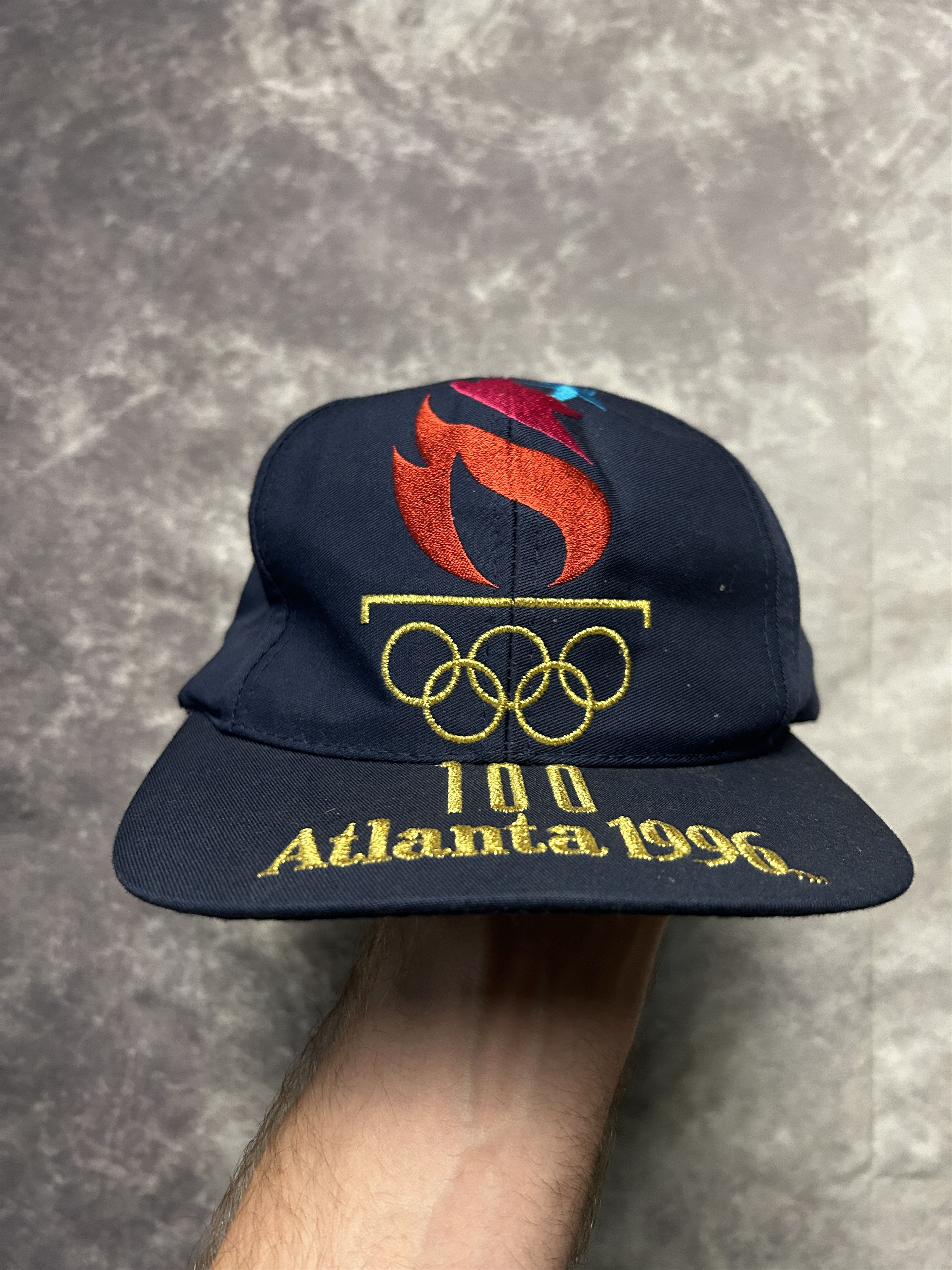 Logo 7 Vintage Atlanta 1996 Olympics Big Print Logo 7 Snapback Hat Size ONE SIZE - 1 Thumbnail