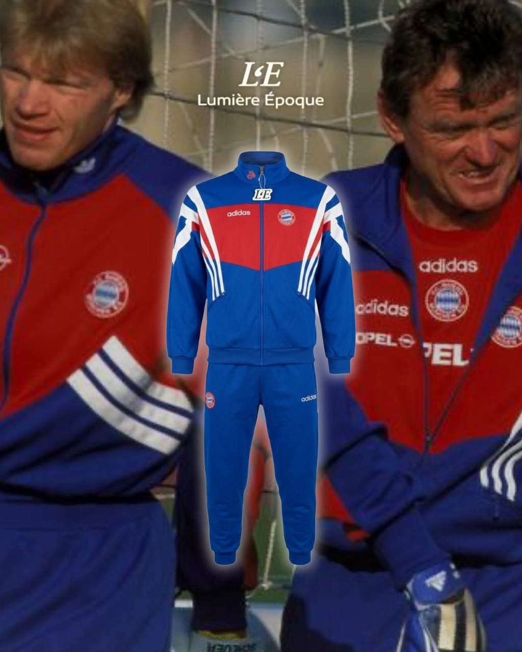 Adidas Vintage Adidas 1995-96 FC Bayern Munich Tracksuit Size L Size US XL / EU 56 / 4 - 1 Thumbnail