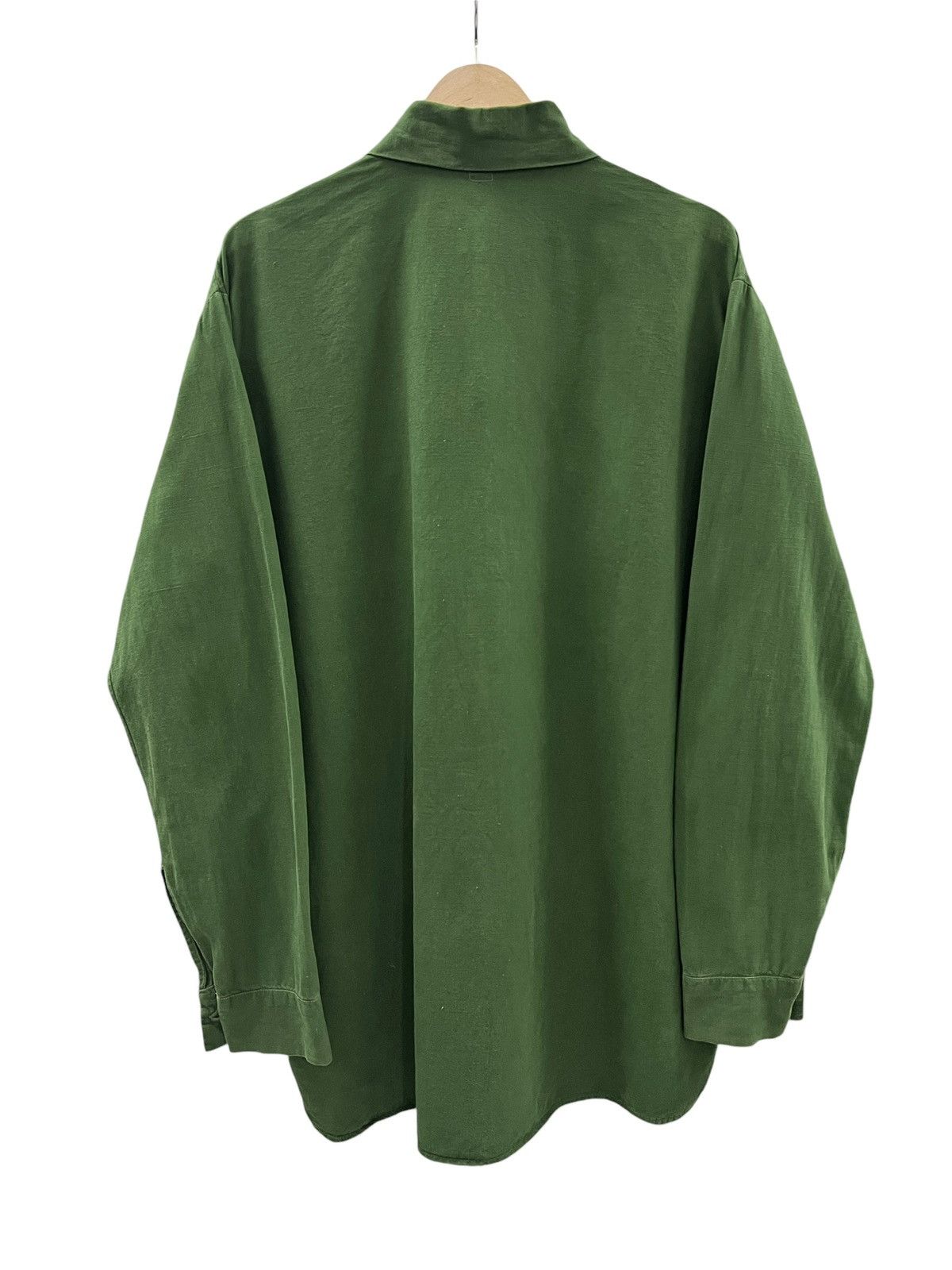 Vintage Vintage 1960 Swedish Army M55 Pullover Shirt Size US XL / EU 56 / 4 - 3 Thumbnail