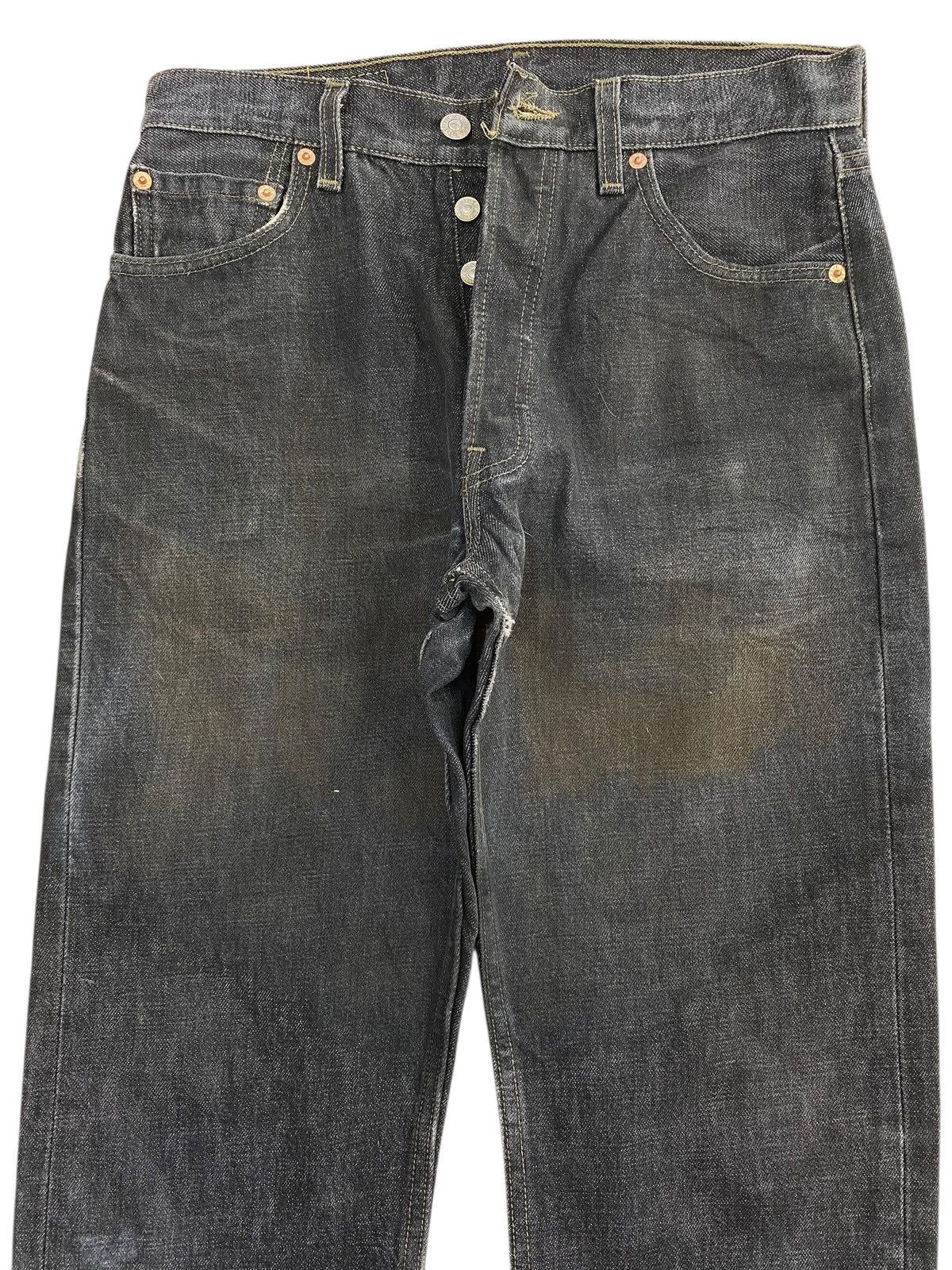 Levi's Vintage Levi’s Dark Acid Wash Style Loose Jeans Size US 30 / EU 46 - 2 Thumbnail