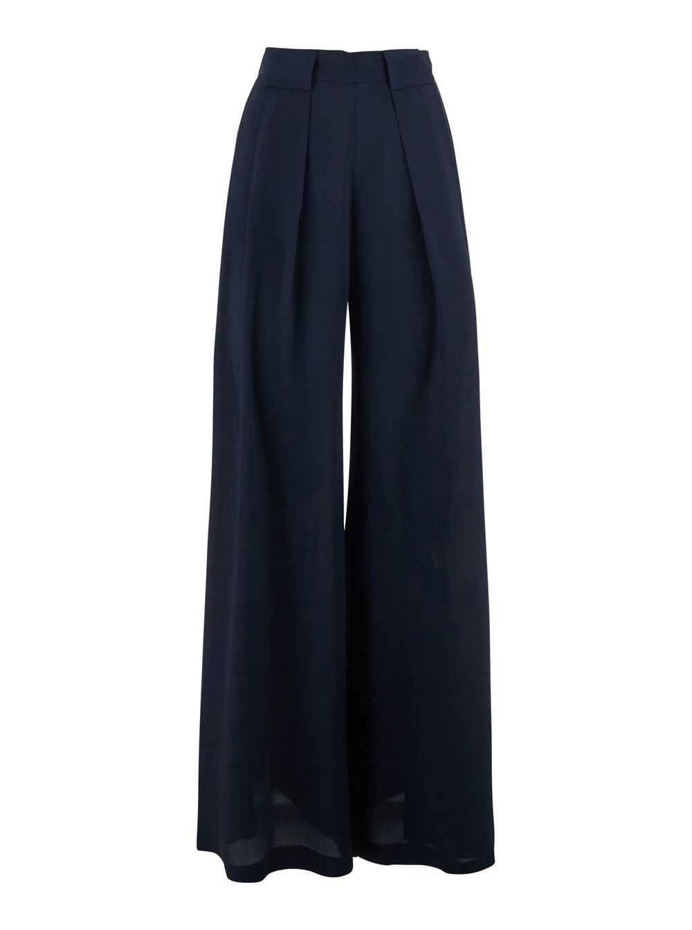 Missoni ASPEN PANT Blue High-Waisted Pants with Side Pockets in Acetate and Silk for Women Size 28" / US 6 / IT 42 - 1 Thumbnail