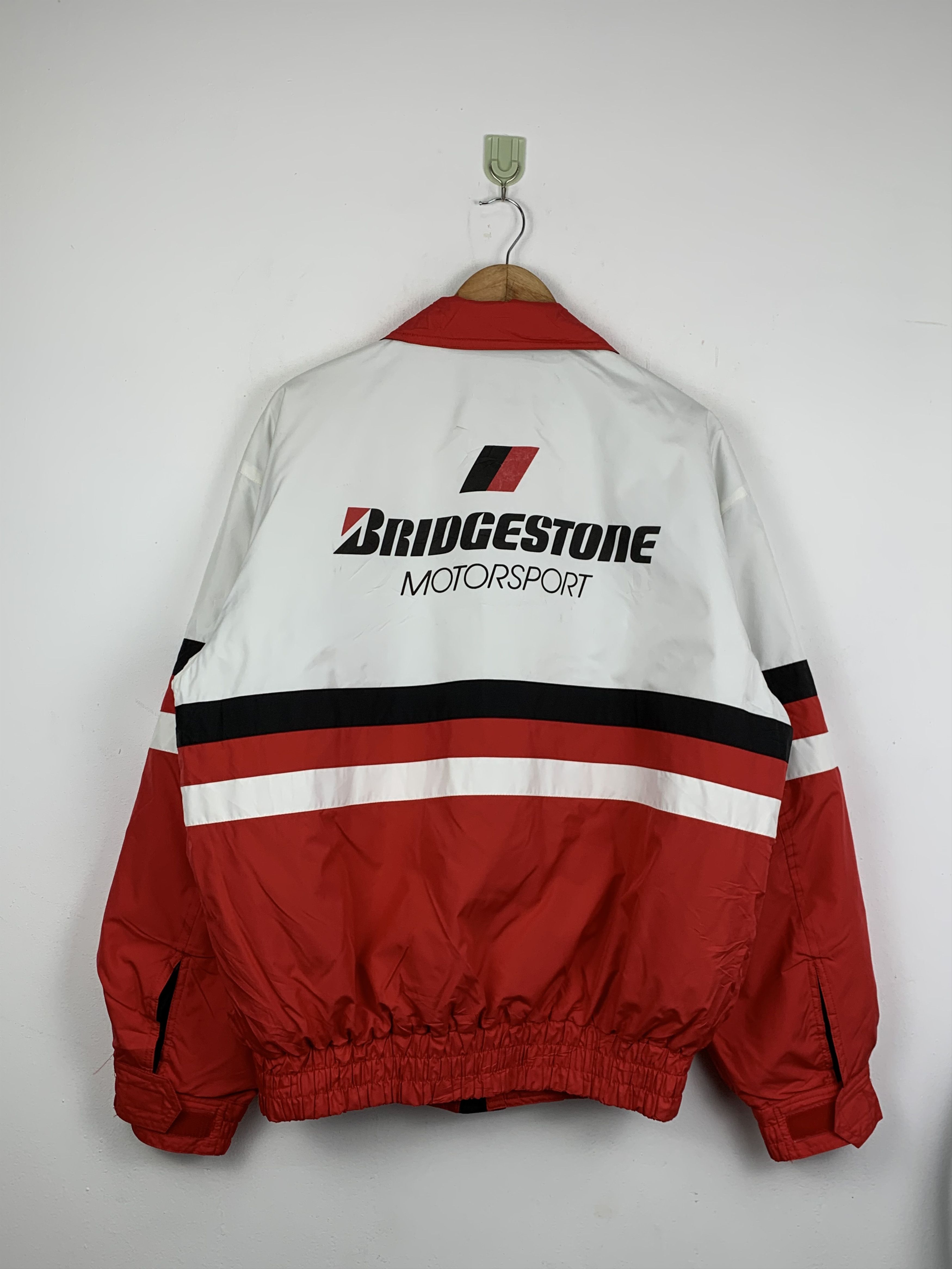 Vintage Vintage Bridgestone Racing Bomber Jacket J1419 Size US L / EU 52-54 / 3 - 3 Thumbnail