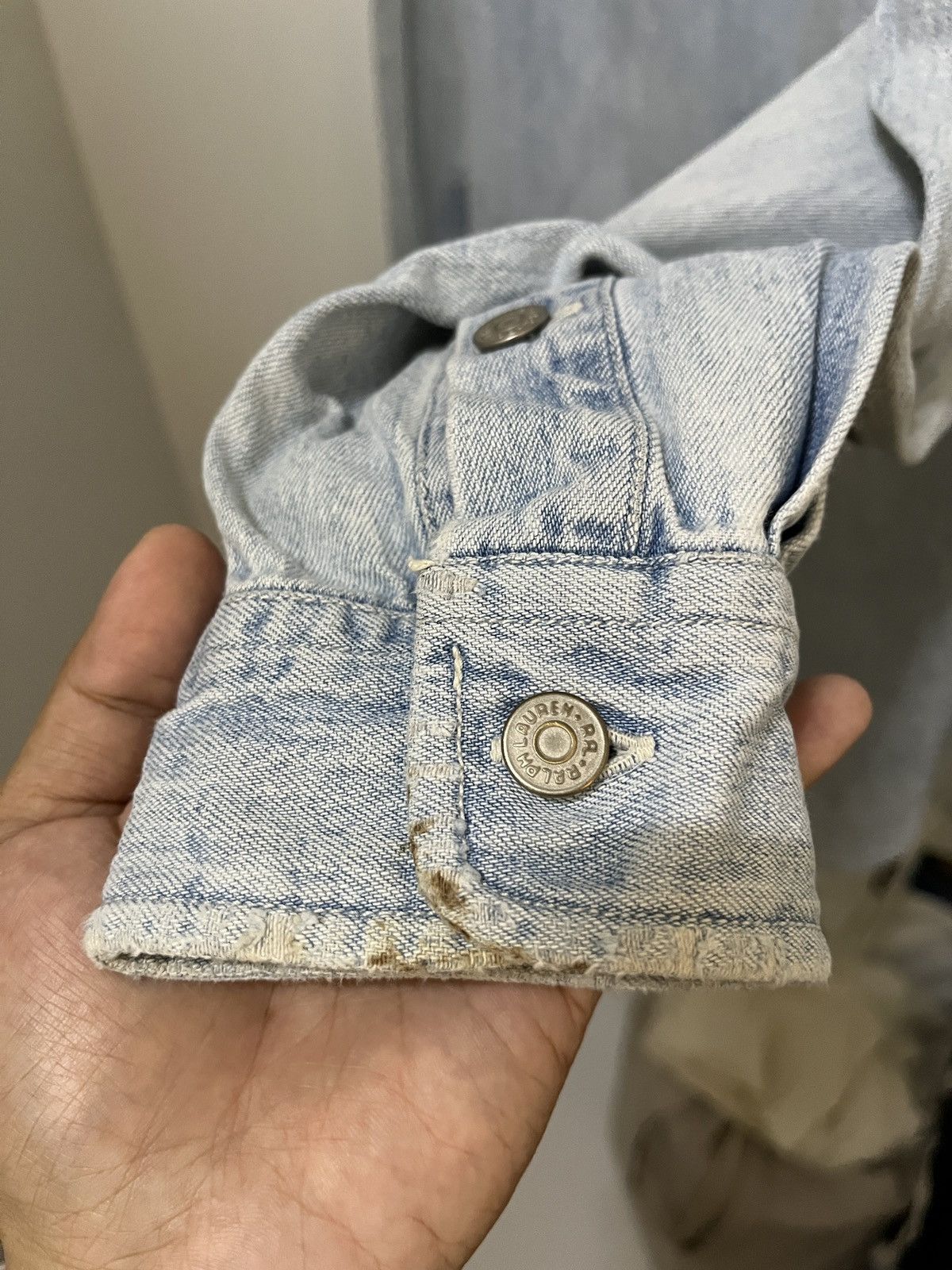 RRL Ralph Lauren RRL Ralph Lauren Denim Shirt Size US L / EU 52-54 / 3 - 13 Thumbnail