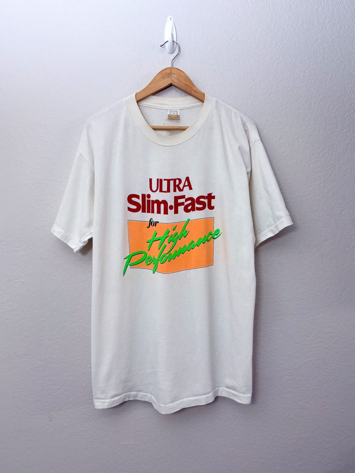 Vintage 90’s Ultra Slim Fast High Performance Vintage Exercise Tee Size US XL / EU 56 / 4 - 1 Thumbnail
