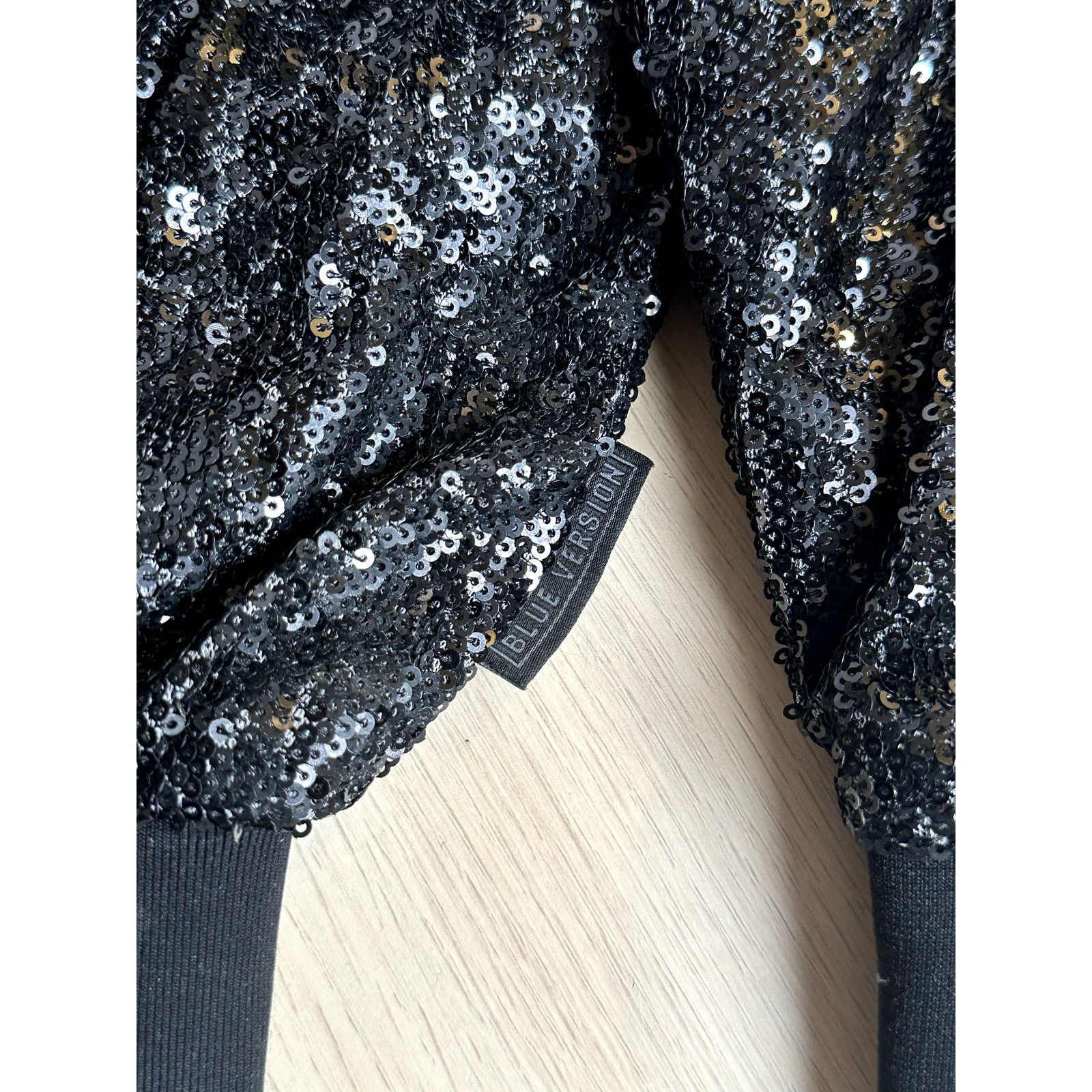 Adidas RARE! adidas Sequin Track Jacket 'Black' IA2461 - Size S Size S / US 4 / IT 40 - 5 Thumbnail