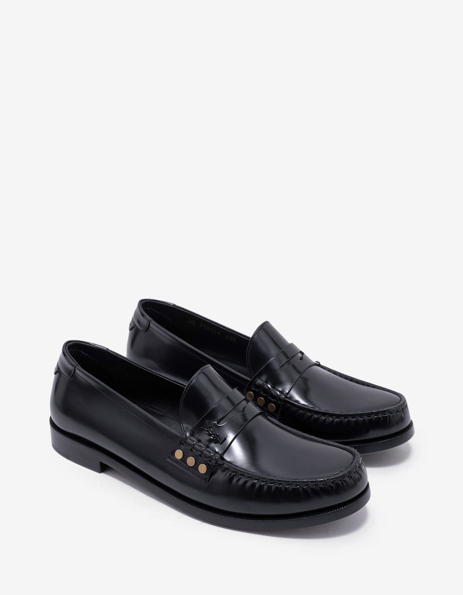 image of Saint Laurent Paris Black Le Loafer, Men's (Size 8)