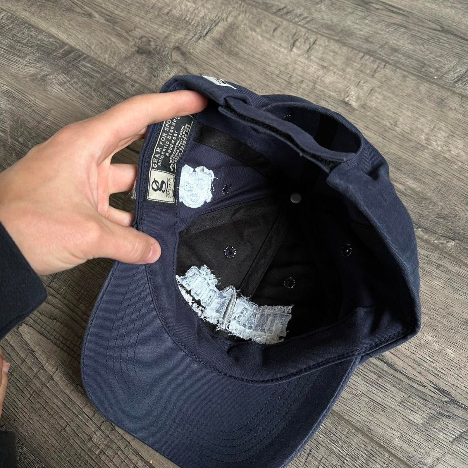 NCAA × Vintage Vintage 2005 Tar Heels UNC Final Four College Basketball Hat Size ONE SIZE - 8 Thumbnail