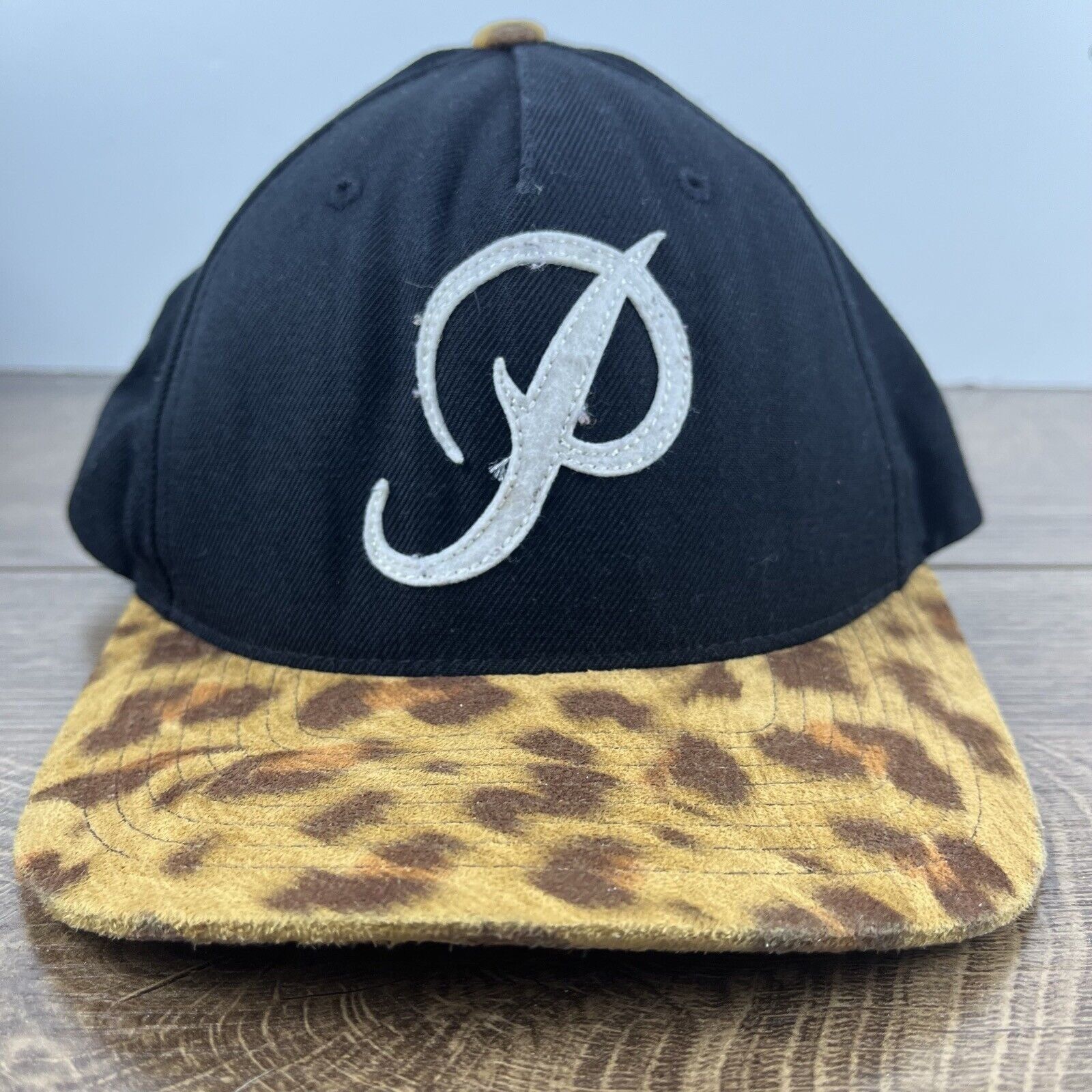 Starter P Starter Hat Black Cap Hat Adjustable Hat Black Adult Hat Size ONE SIZE - 1 Thumbnail