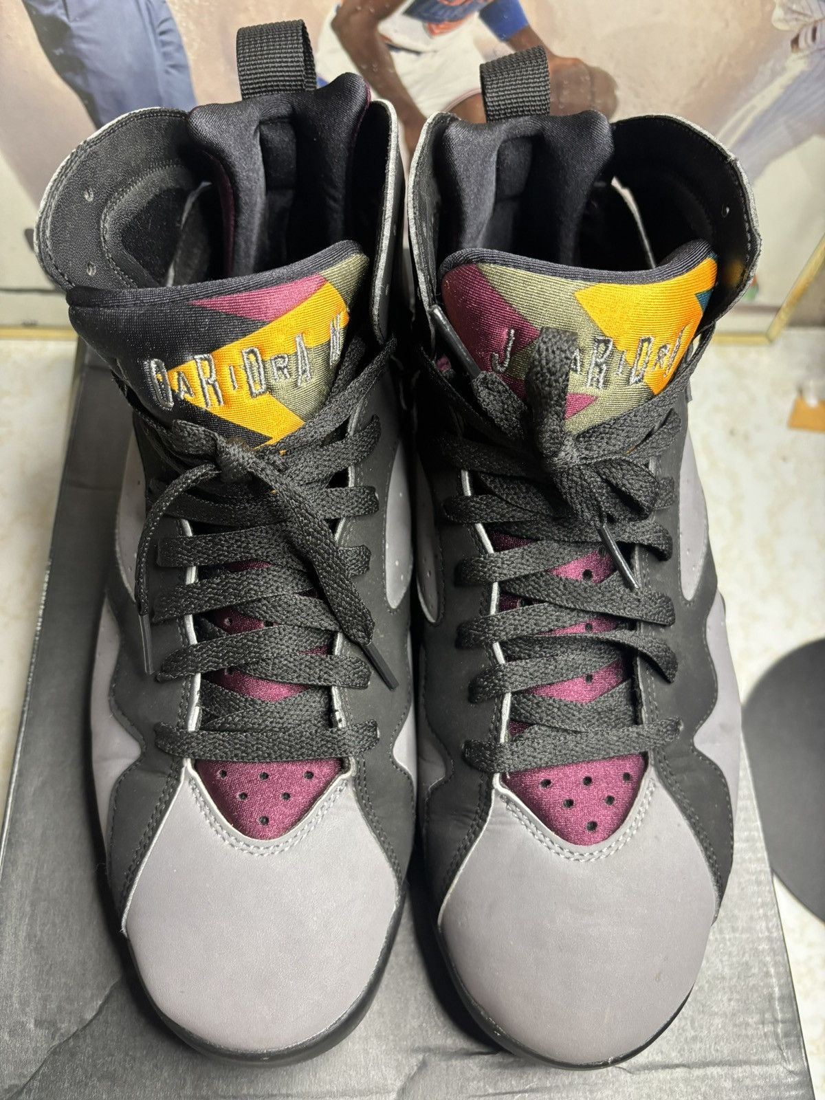 Jordan Brand Air Jordan 7 Retro 2015 Bordeaux 2015 Size US 9 / EU 42 - 2 Thumbnail