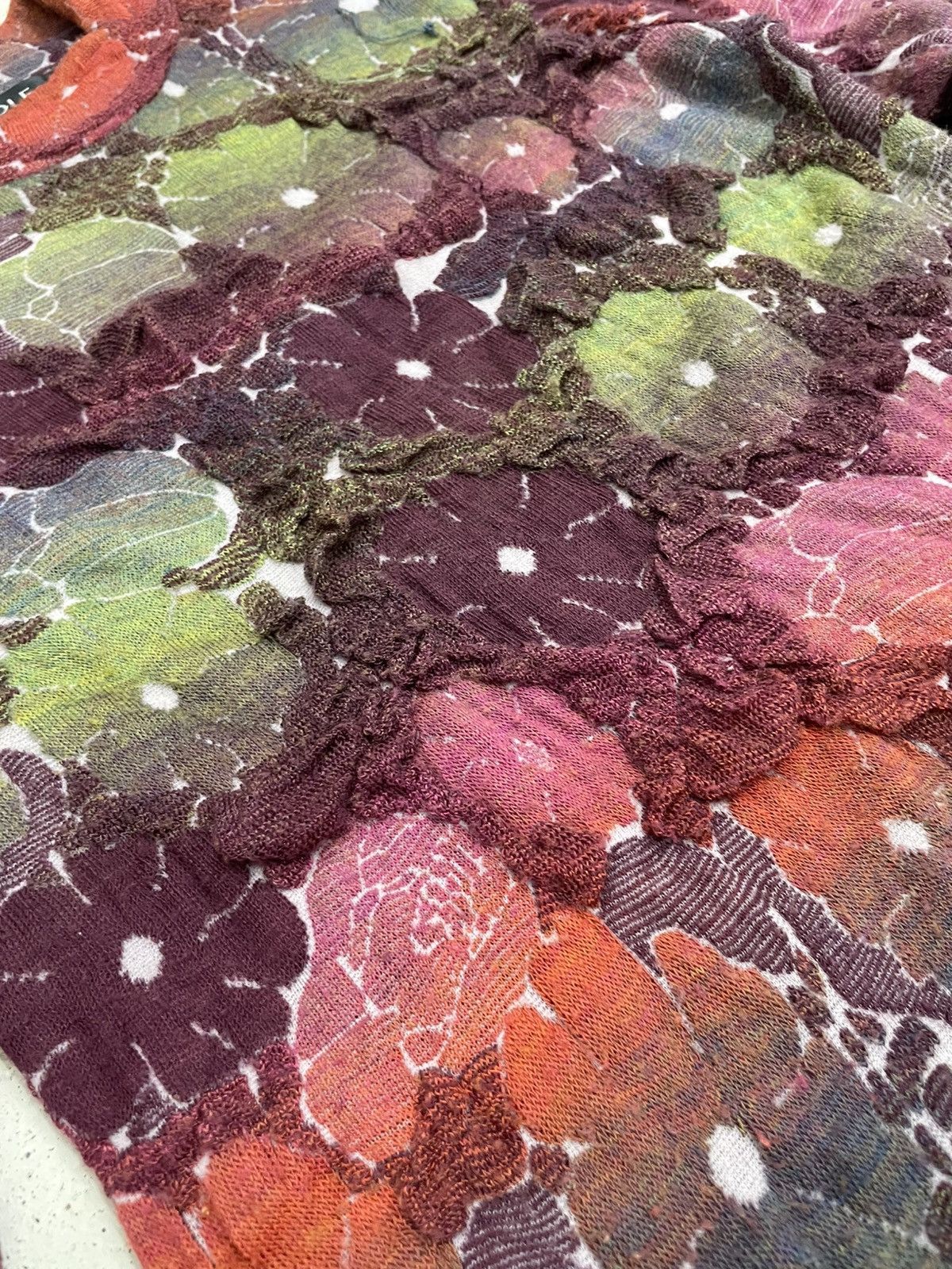 20471120 ECOLE 3D Design Knitted Art Colour Tone Pattern Size US S / EU 44-46 / 1 - 9 Thumbnail