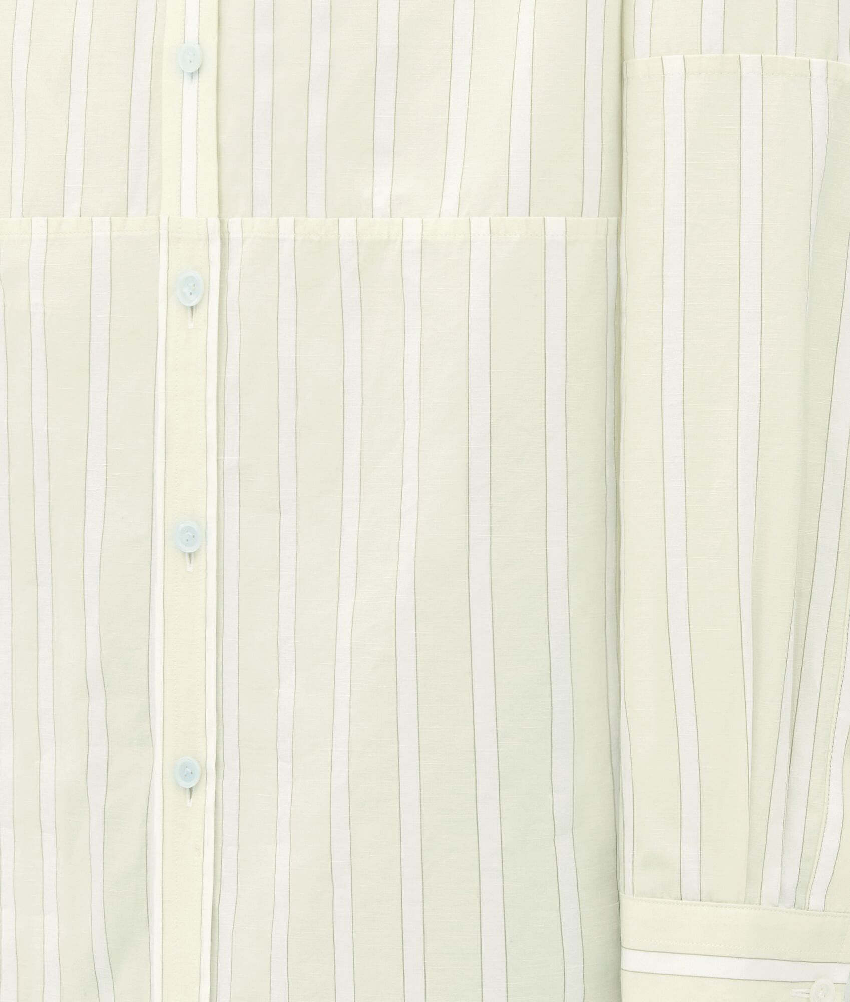 Bottega Veneta o1w1db10525 Cotton Linen Relaxed Striped Shirt Multicolor Size US L / EU 52-54 / 3 - 5 Thumbnail