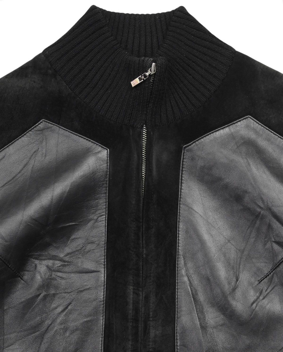 Vintage SS2003 YK038 SUEDE/LAMBSKINS LEATHER JACKET Size M / US 6-8 / IT 42-44 - 2 Thumbnail
