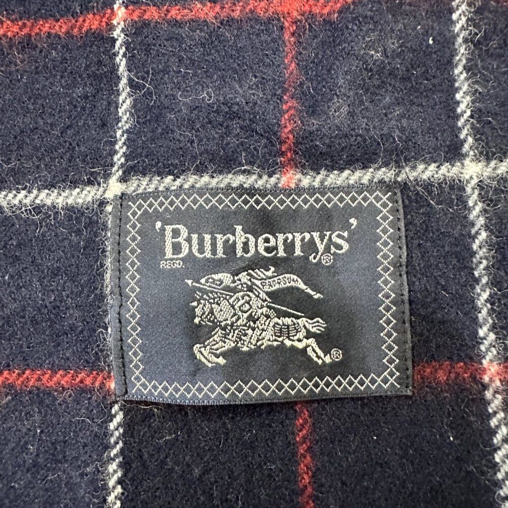 Burberry Burberry Classic Check Unisex Scarf Black 100% Lambswool Size ONE SIZE - 4 Thumbnail
