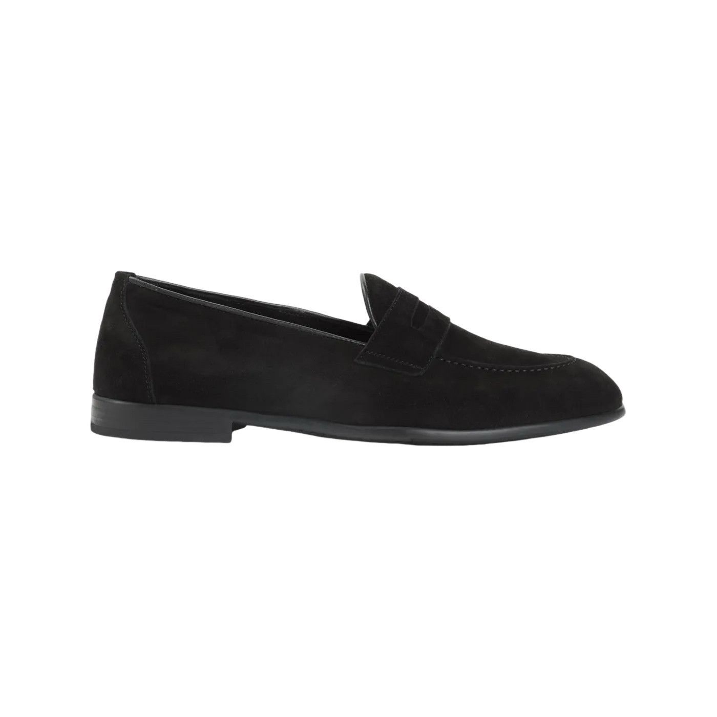 Brioni Classic Slip-On Sneakers In Buttersoft Navy Blue 