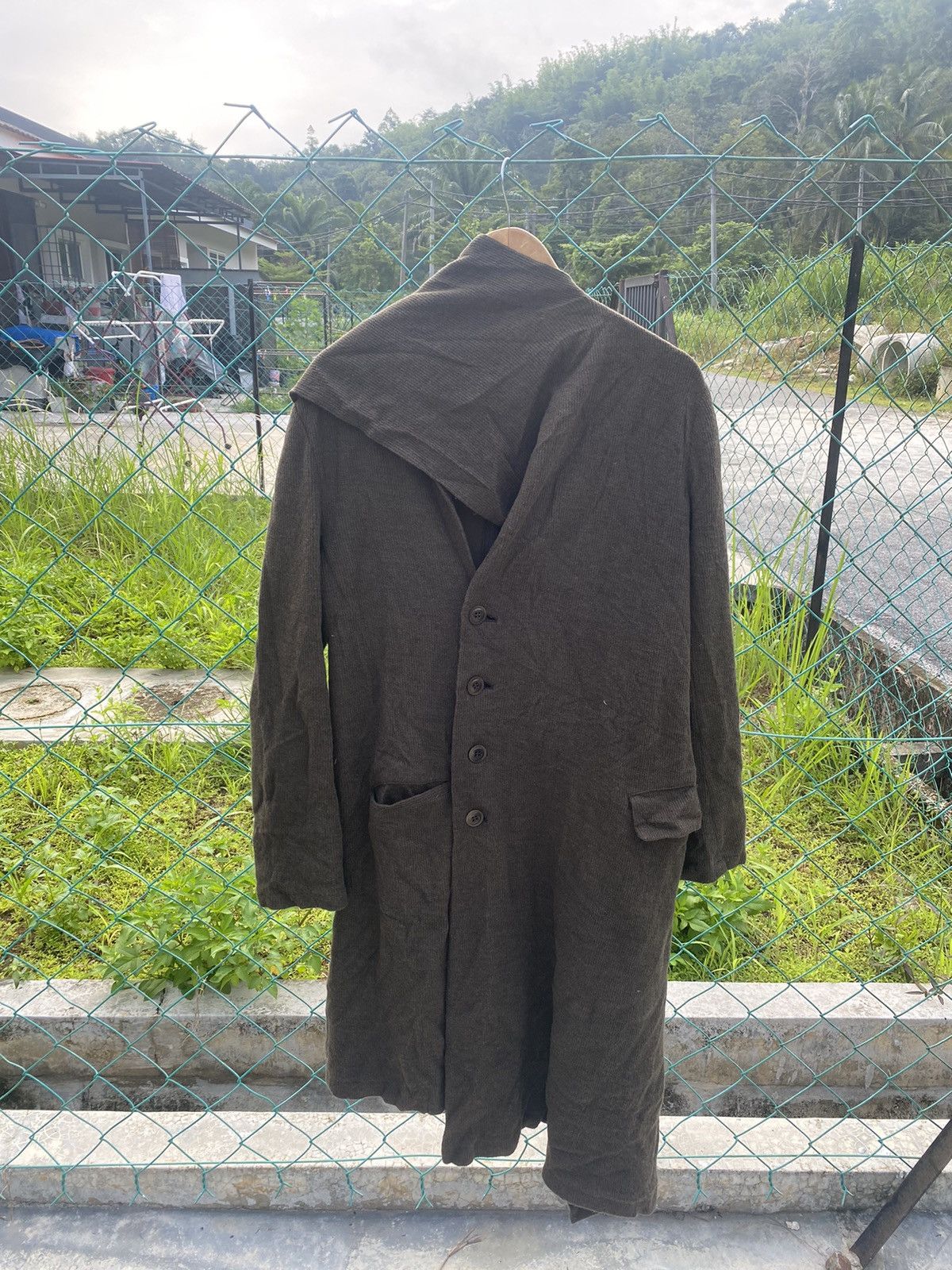 Y's × Yohji Yamamoto AW Y’s Laine Wool reconstructed long cardigan Size US M / EU 48-50 / 2 - 1 Thumbnail