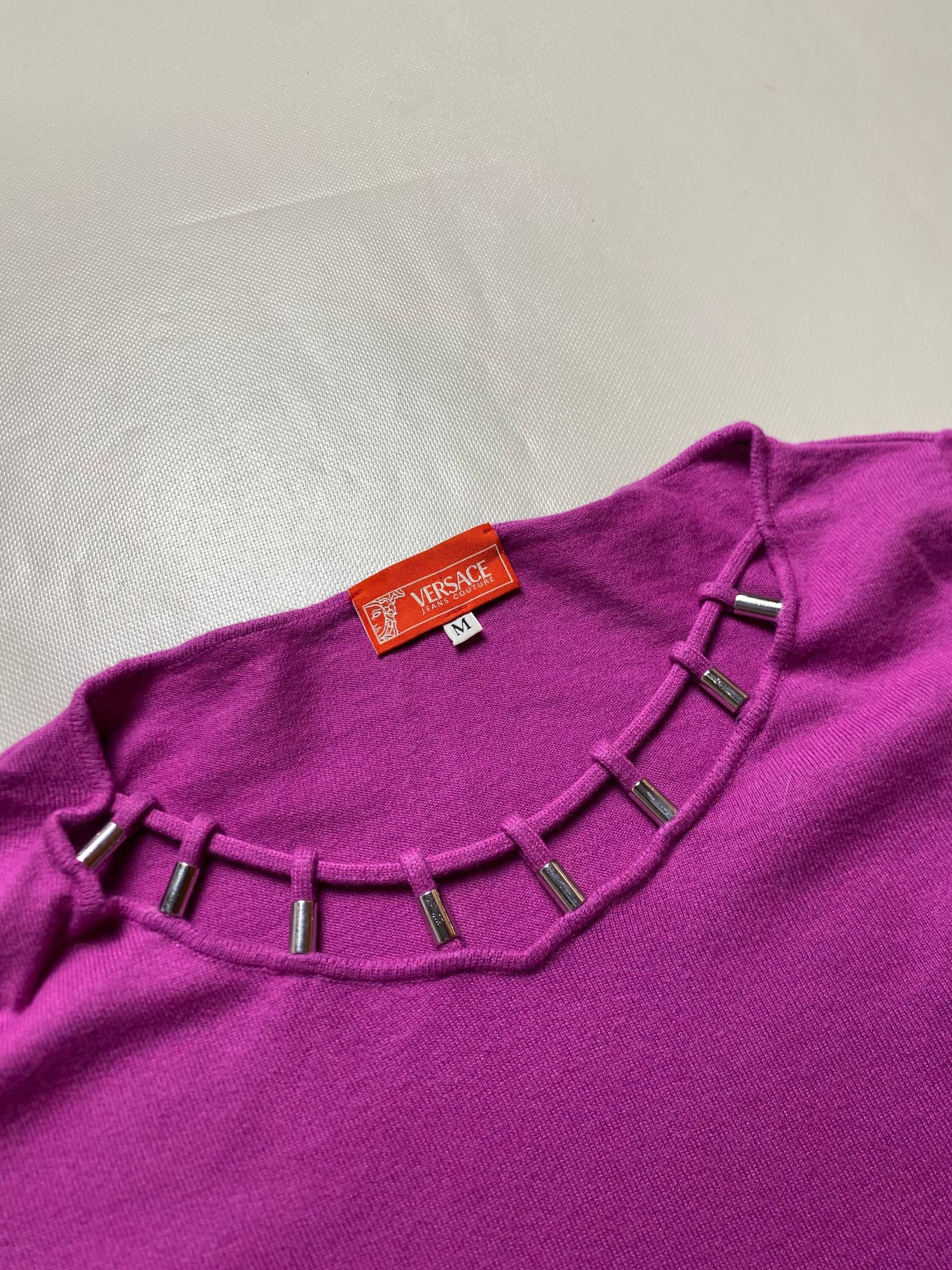 Versace Versace Vintage Sweater 00s Size M / US 6-8 / IT 42-44 - 3 Thumbnail