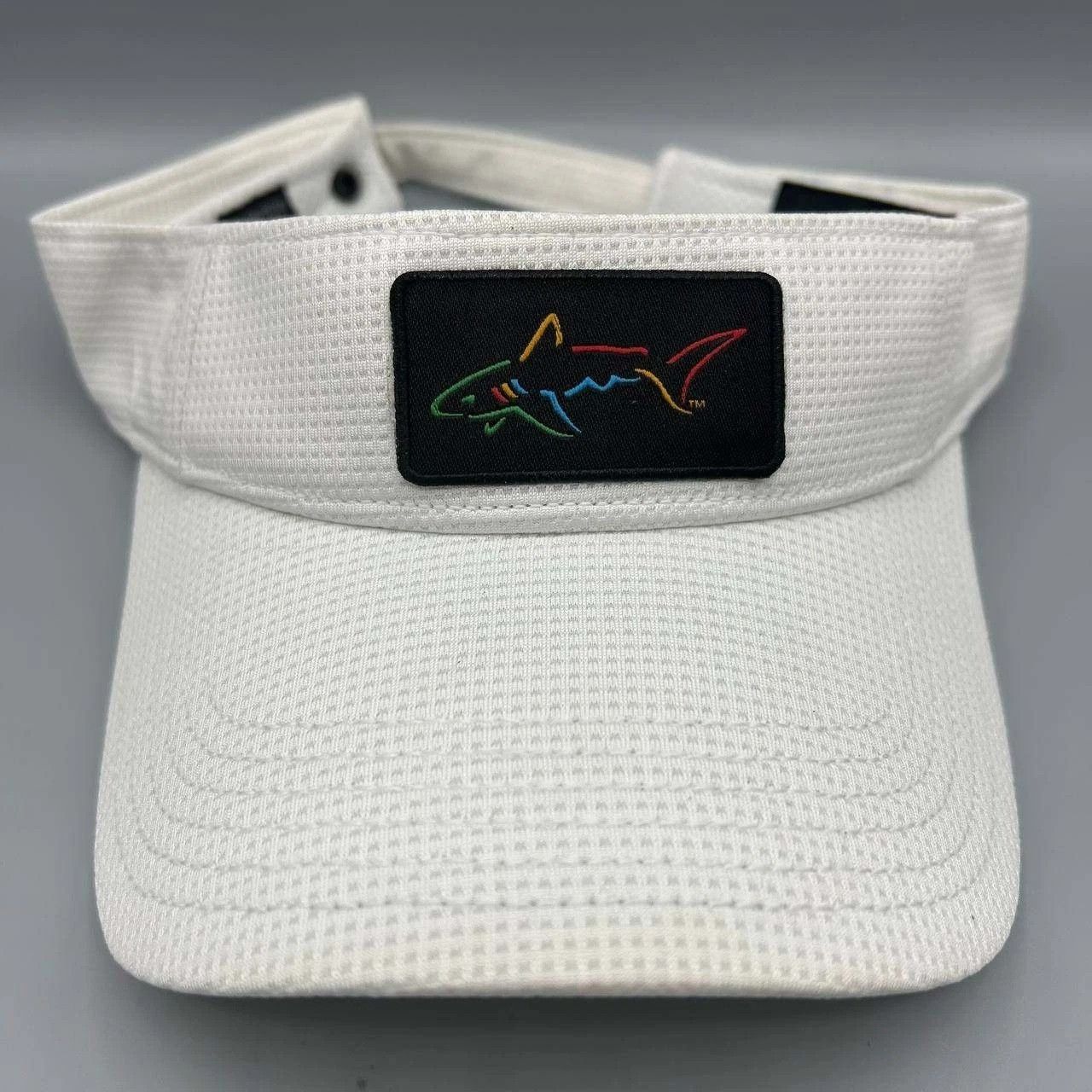 Greg Norman Greg Norman Golf Visor Hat Men White Embroidered Strap Back Size ONE SIZE - 1 Thumbnail