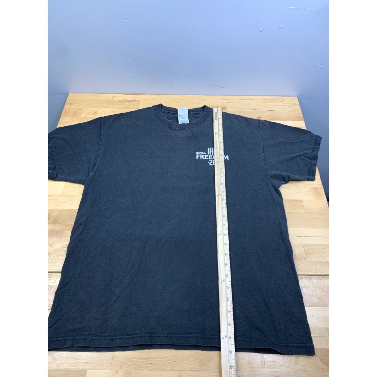 Delta VINTAGE Operation Iraqi freedom Shirt Mens L Black Military USA T-Shirt 2003 Men Black Military USA Size US L / EU 52-54 / 3 - 4 Thumbnail