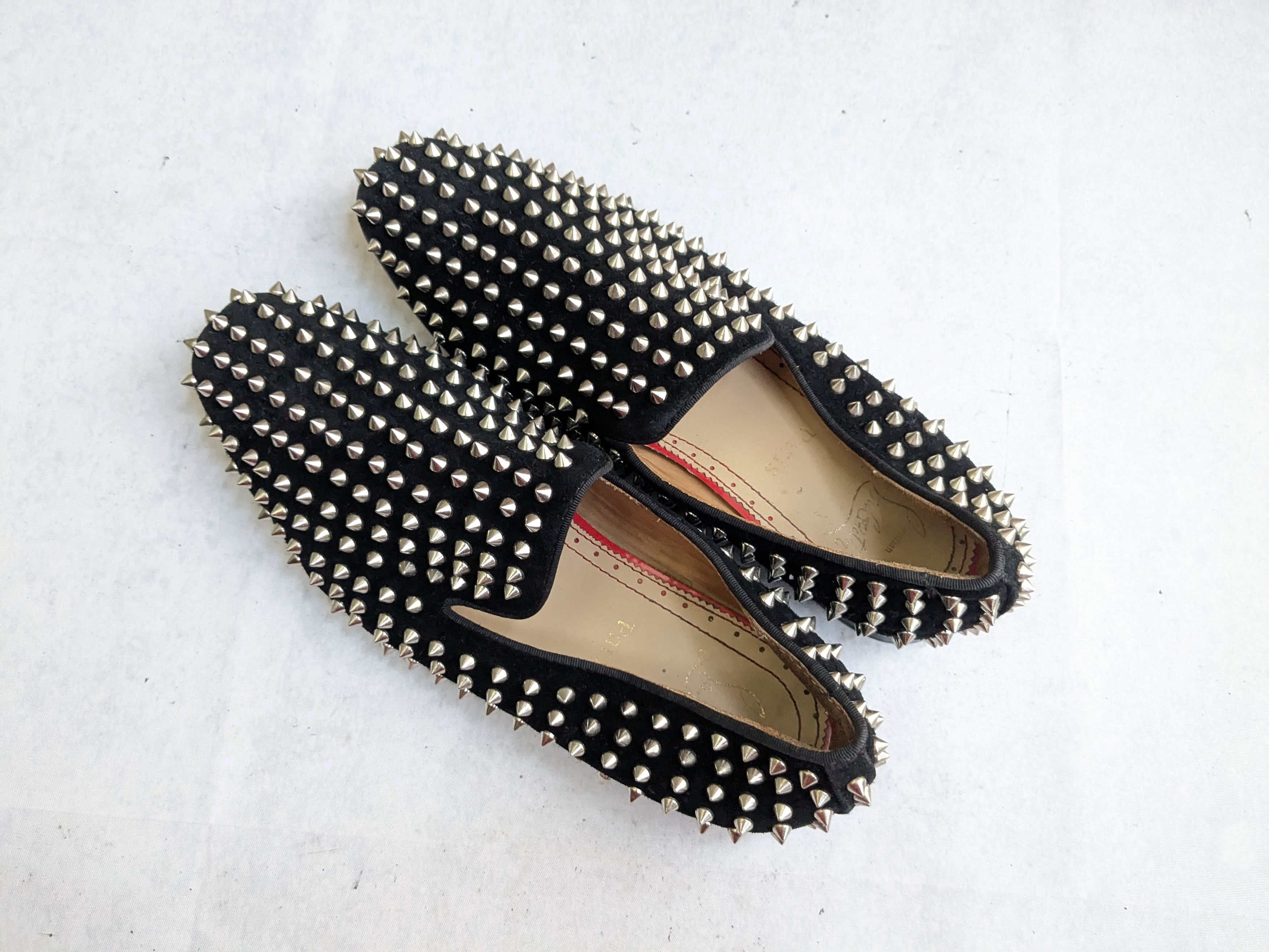 Christian Louboutin Christian Louboutin Spike Loafers Black 9 42 Size US 9 / EU 42 - 12 Thumbnail