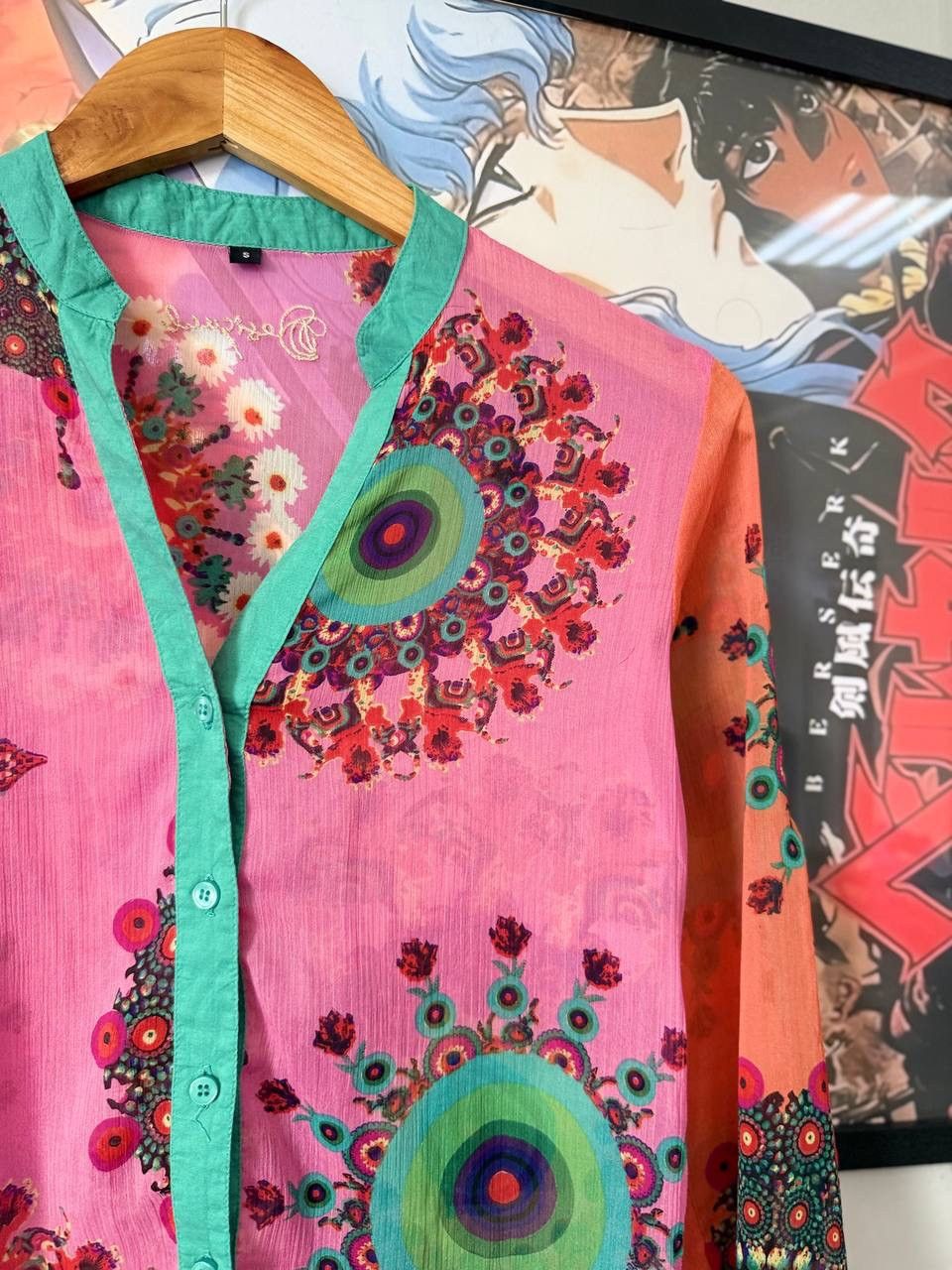 Desigual Vintage Desigual Rare Long Sleeve Bog face rap Y2K tee Size S / US 4 / IT 40 - 3 Thumbnail