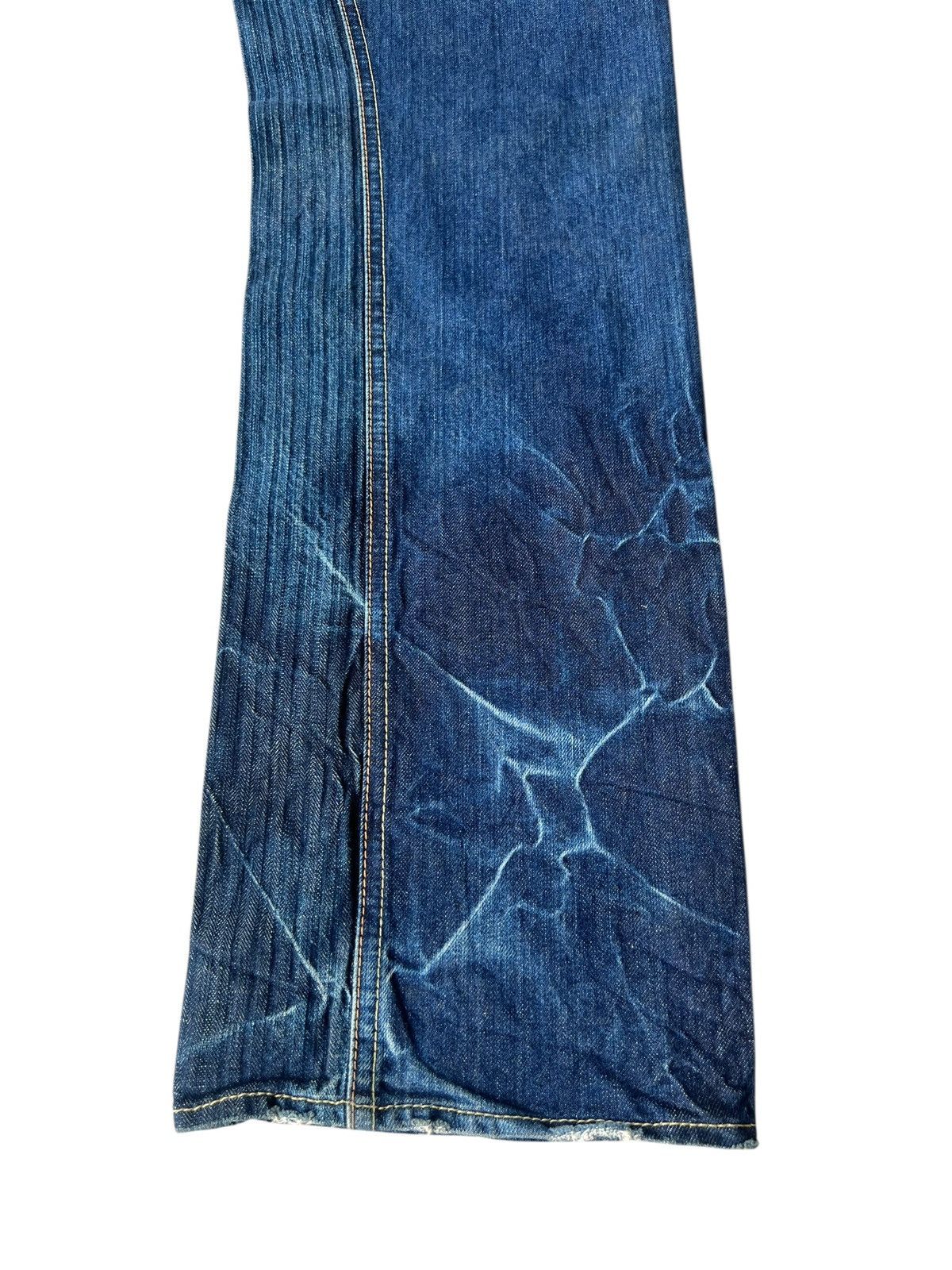 Eternal ETERNAL Japan Distressed Aging Mud Hybrid Denim Loose Jeans Size US 32 / EU 48 - 20 Thumbnail
