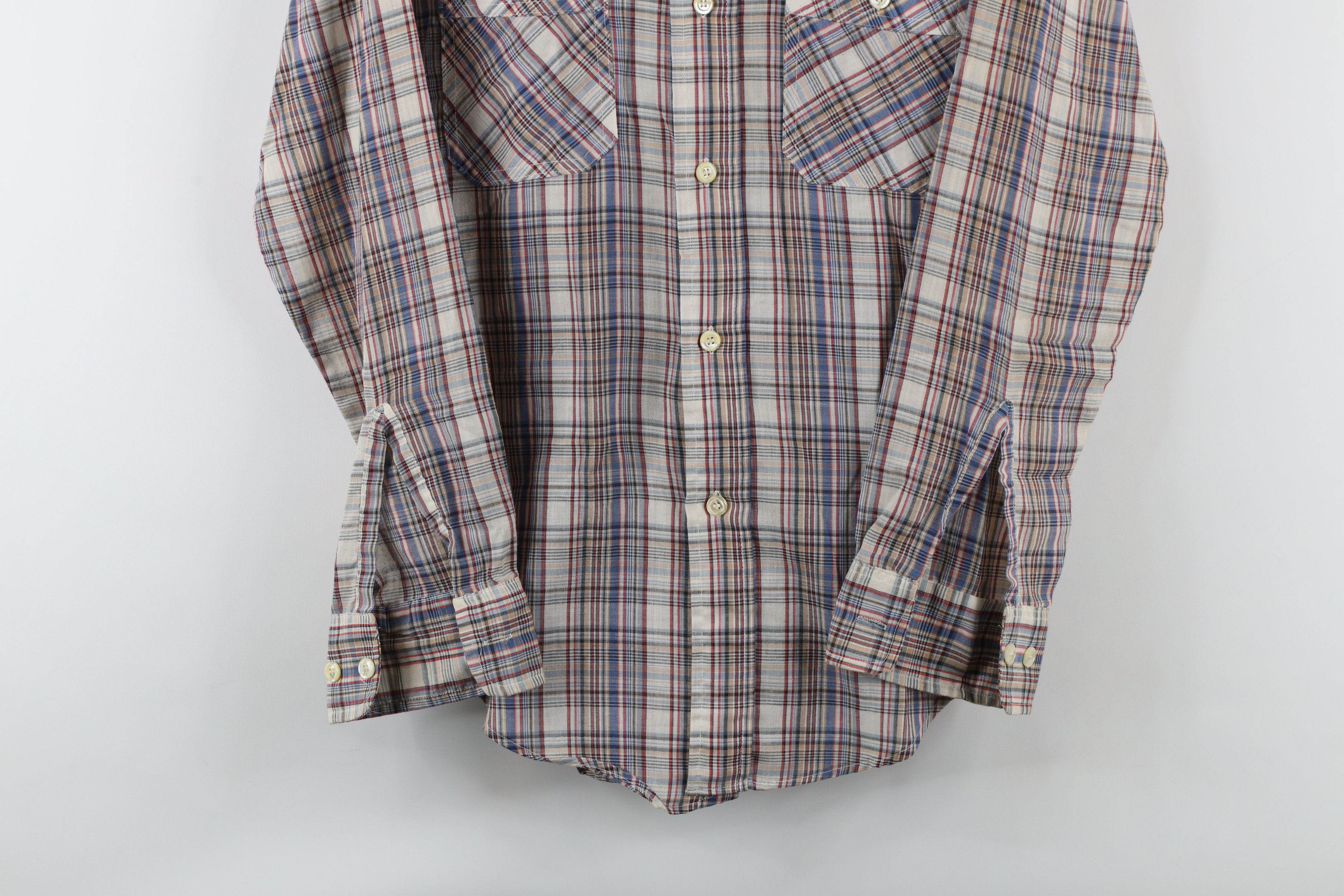 Levi's × Vintage Vintage 70s Levis Western Rodeo Collared Button Shirt USA Size US S / EU 44-46 / 1 - 3 Thumbnail