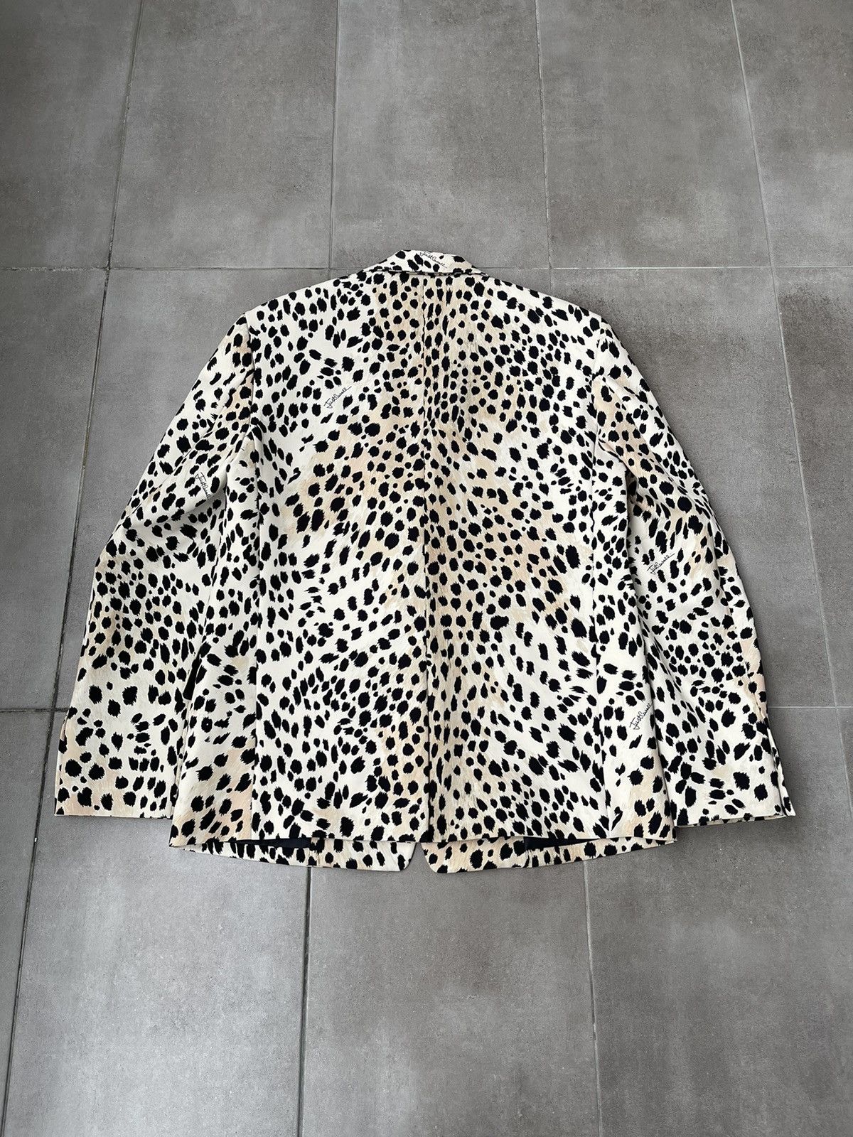Just Cavalli !DS! FW22 Just Cavalli Leopard Print Natural Blazer Size US L / EU 52-54 / 3 - 14 Thumbnail