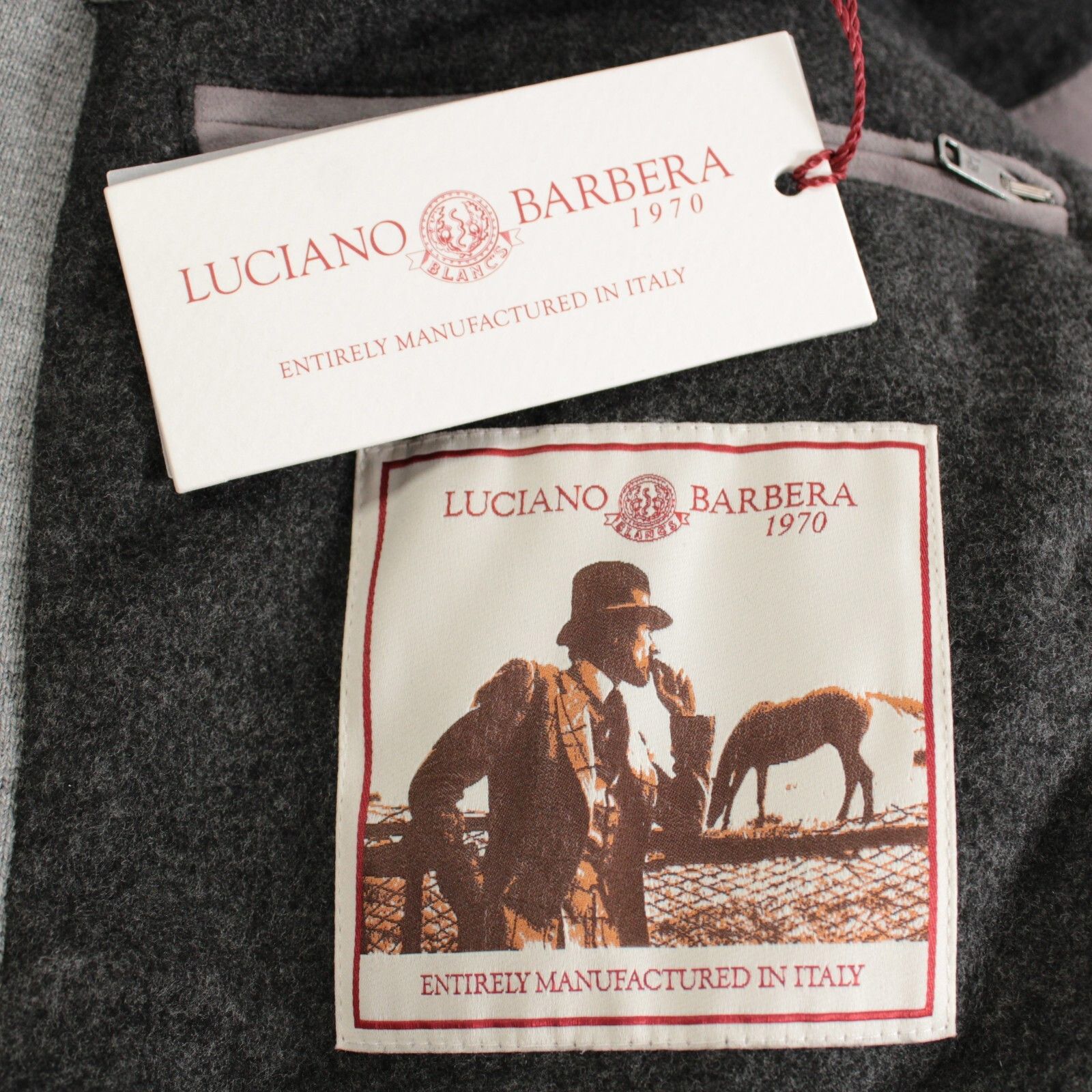 Luciano Barbera Luciano Barbera Vest Size M US In Gray Leather Size US M / EU 48-50 / 2 - 7 Thumbnail