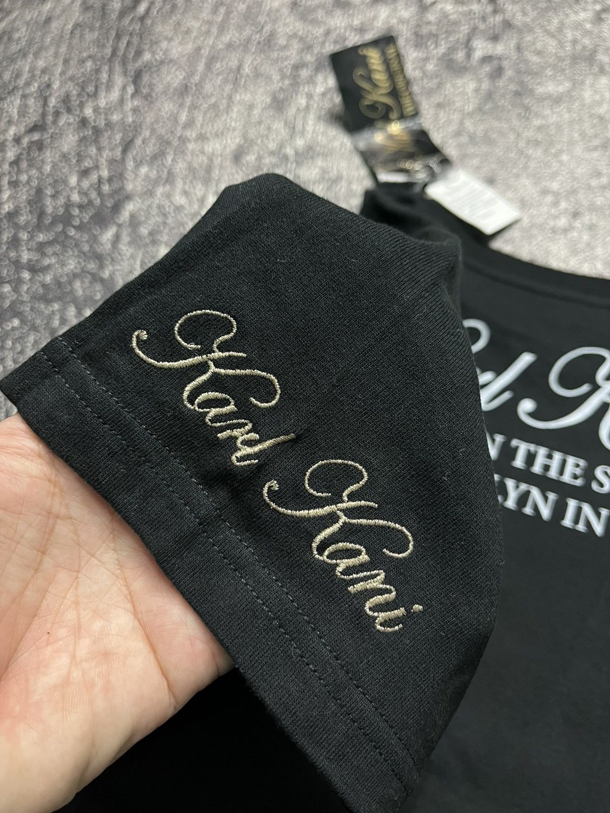 Karl Kani Karl Kani Y2K Black T-Shirts Size US L / EU 52-54 / 3 - 3 Thumbnail