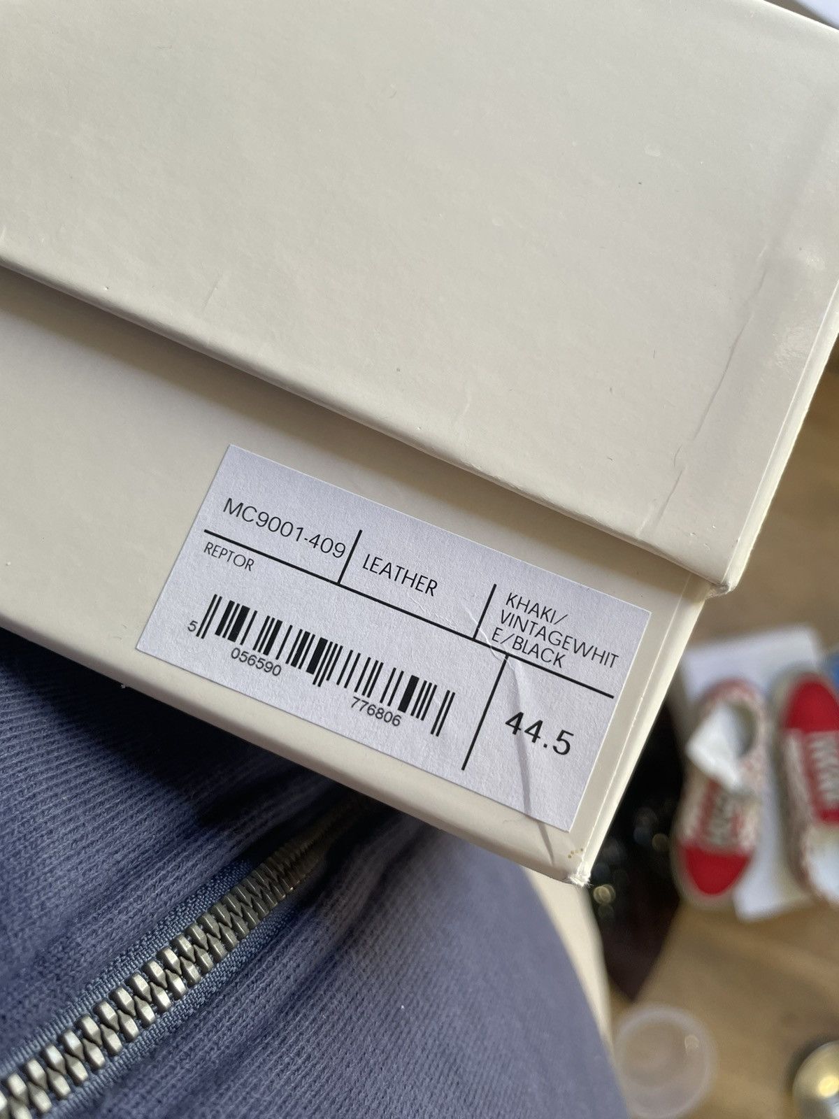 Represent Clo. Represent Reptir Low Panelled Sneakers | Khaki | Leather Size US 11 / EU 44 - 7 Thumbnail