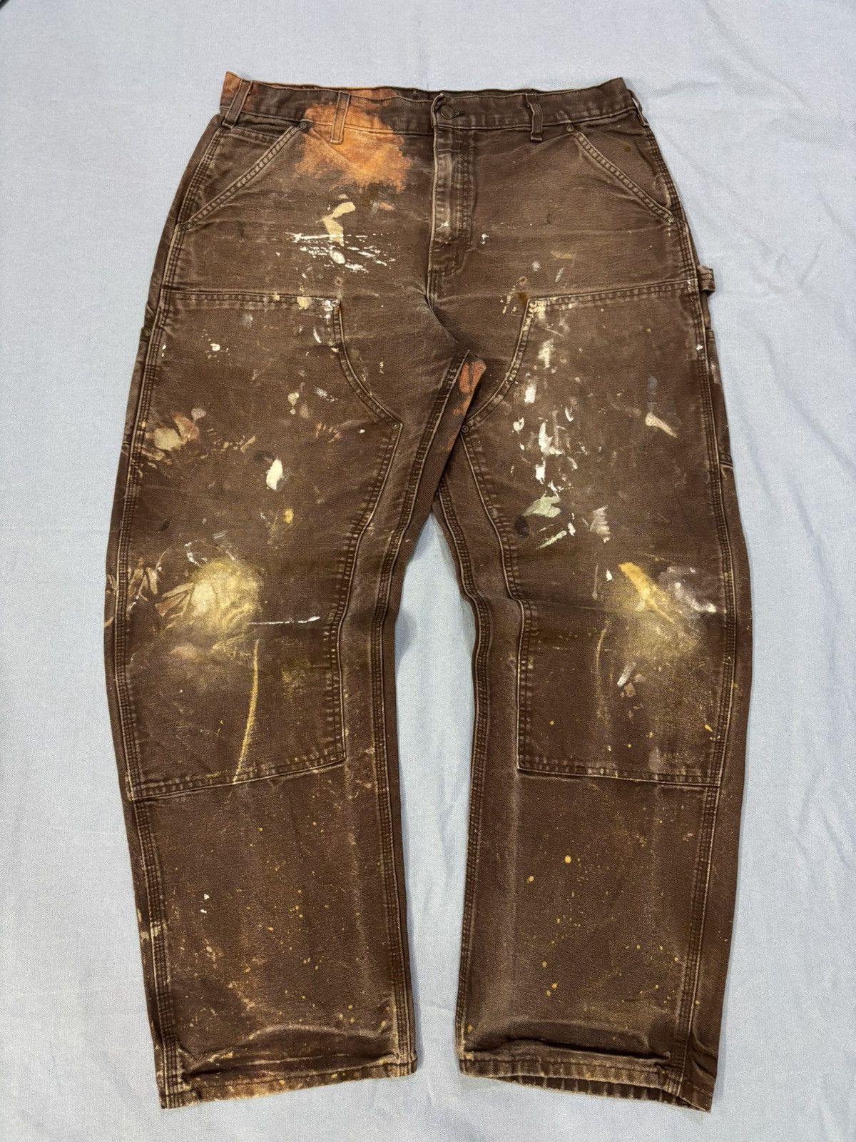 Carhartt Carhartt B136 DKB Double knee denim Size US 36 / EU 52 - 1 Thumbnail