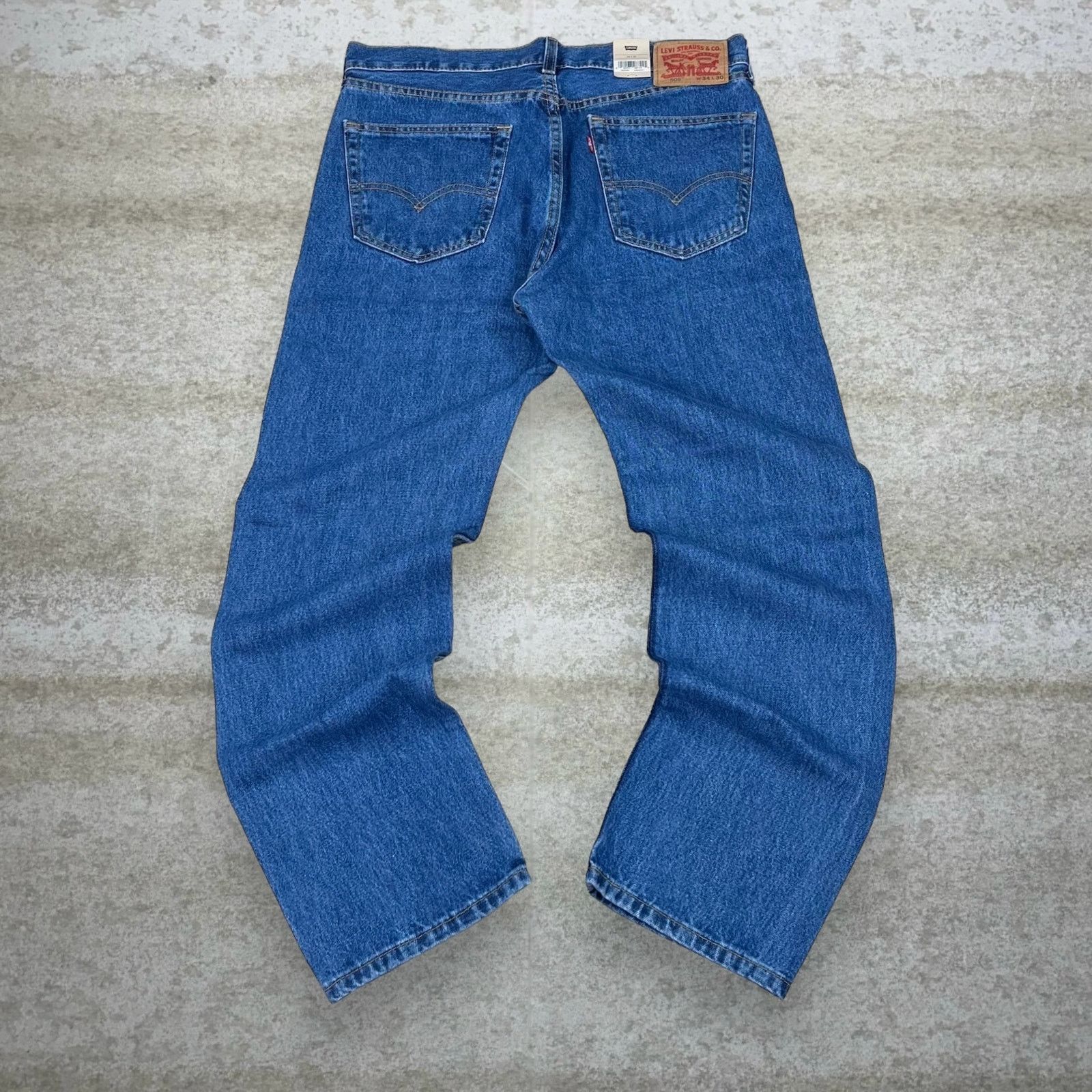 Levi's Vintage Y2K Levis Jeans 34x30 Regular Straight Medium Wash Size US 34 / EU 50 - 1 Thumbnail
