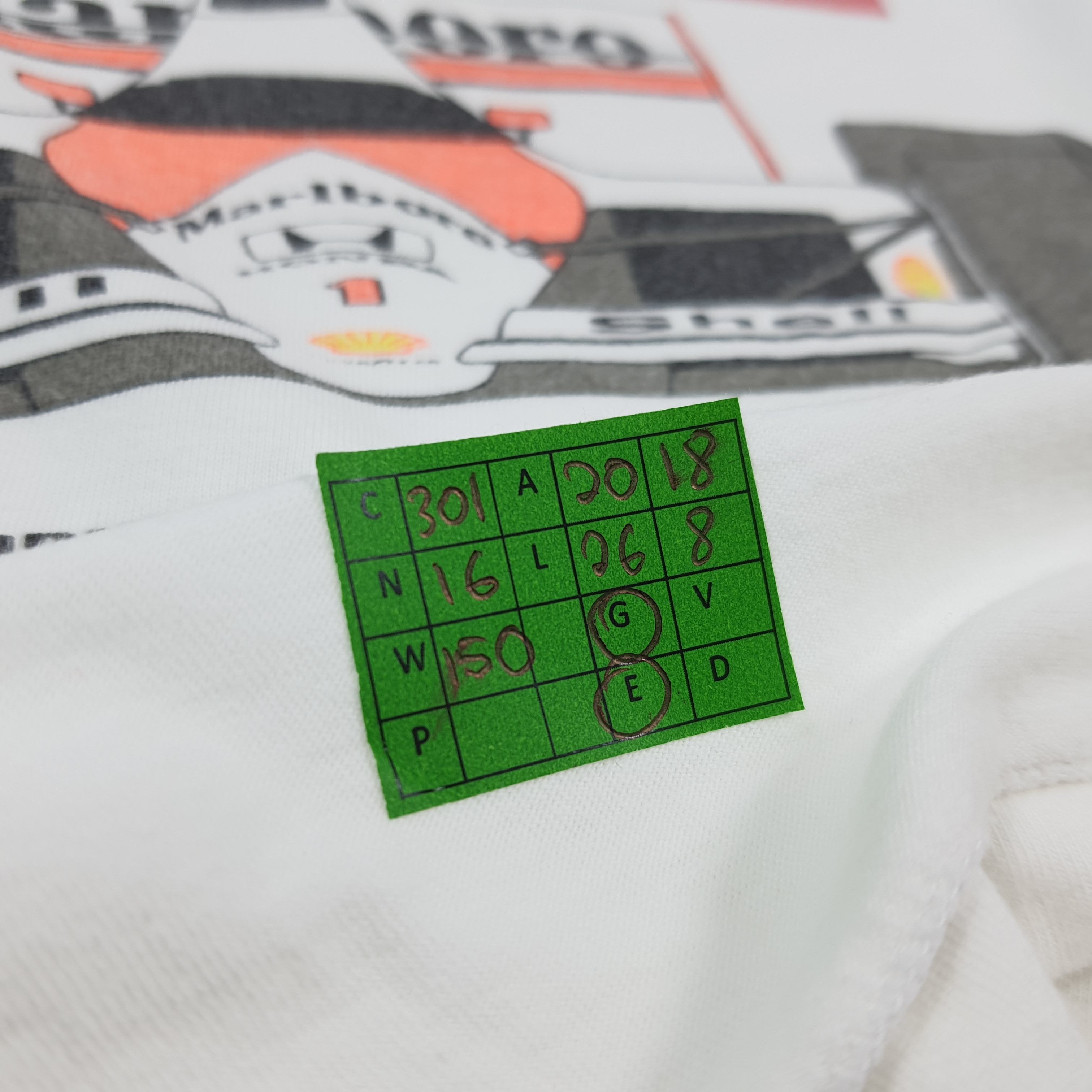 Honda Vintage HONDA Team F1 Formula 1 Tshirt C301N16 Size US M / EU 48-50 / 2 - 8 Thumbnail