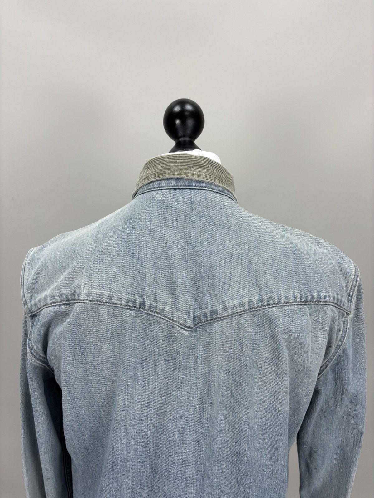 Allsaints Mens denim jacket shirt All Saints Size S Color Blue Size US S / EU 44-46 / 1 - 8 Thumbnail