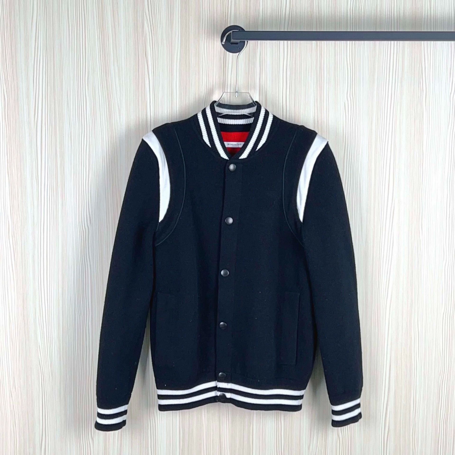 Givenchy givenchy varsity jacket in navy blue Size US L / EU 52-54 / 3 - 1 Thumbnail