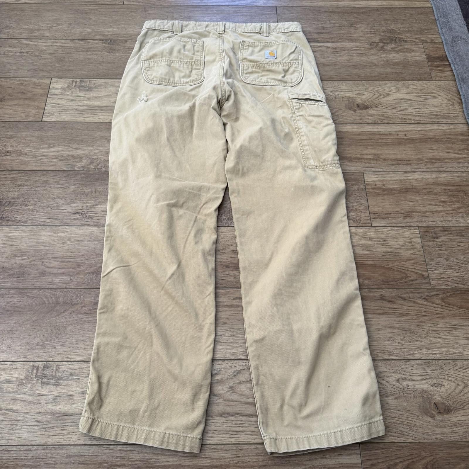 Carhartt Carhartt Carpenter Relaxed Fit Rugged Flex Pants Distressed Size US 36 / EU 52 - 3 Thumbnail