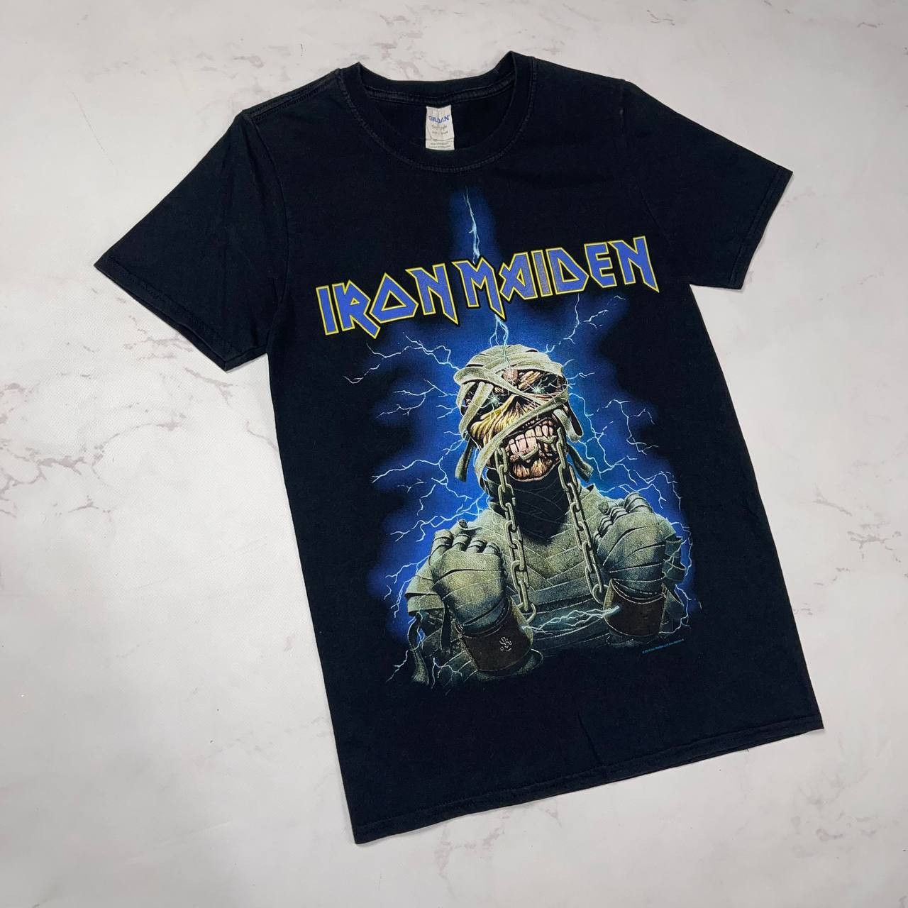 Vintage vintage x band tee Cotton Iron Maiden T Shirt Gildan Sz S Size US S / EU 44-46 / 1 - 2 Thumbnail